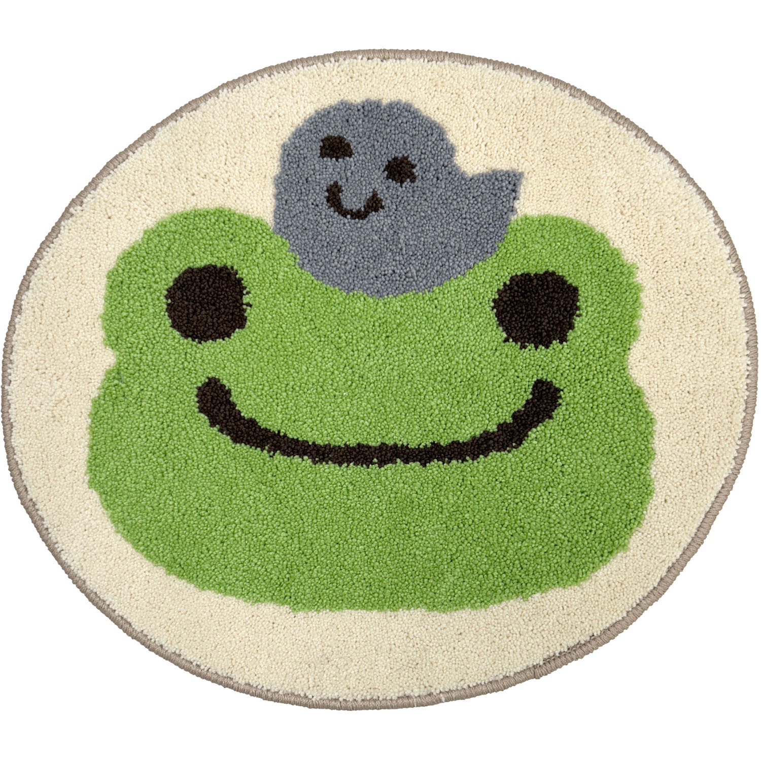 かえるのピクルス マルチマット ピクルスとベイビーちゃん ベージュ - 画像1