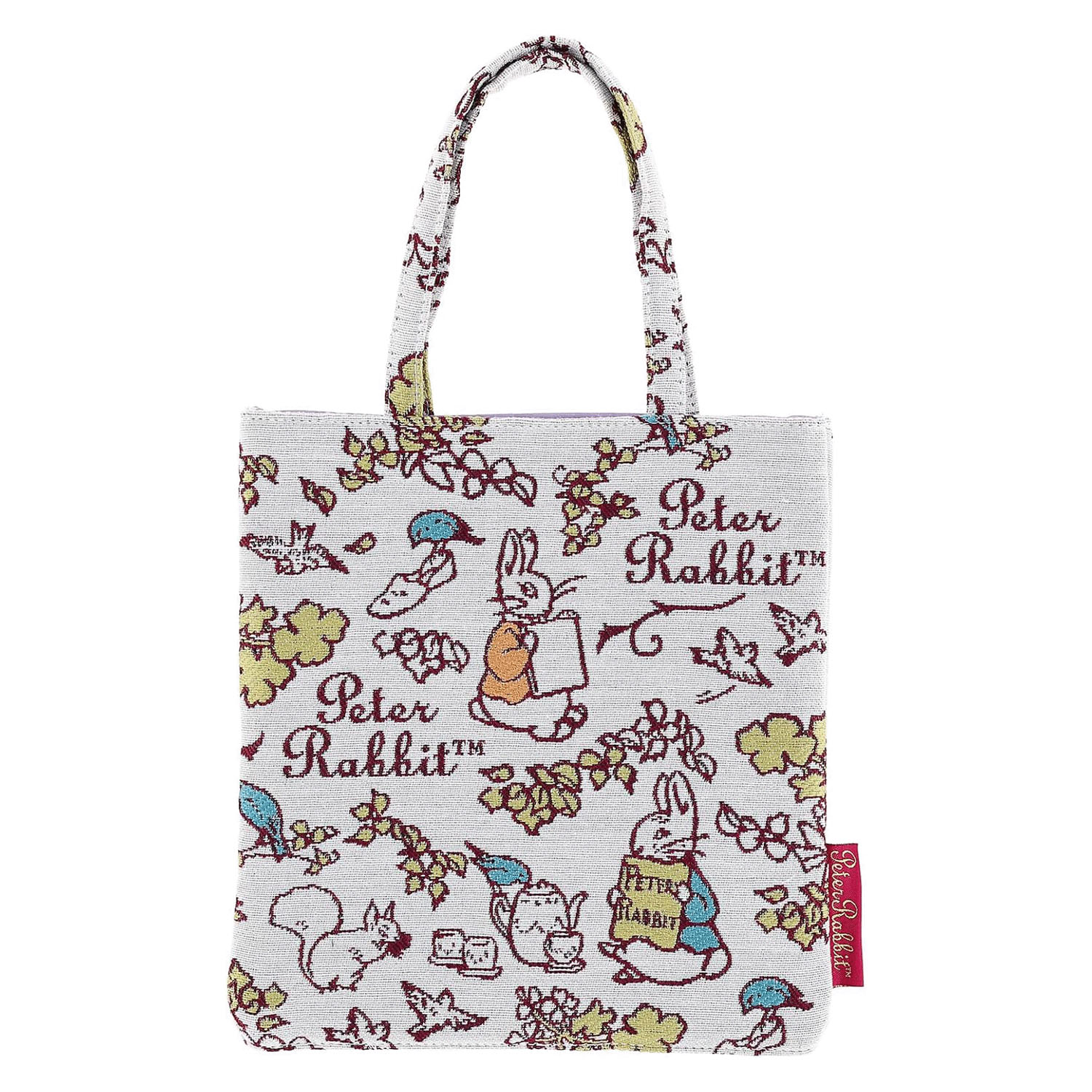 ピーターラビット  ミニトートバッグ 「ドローイングガーデン」 - 画像1