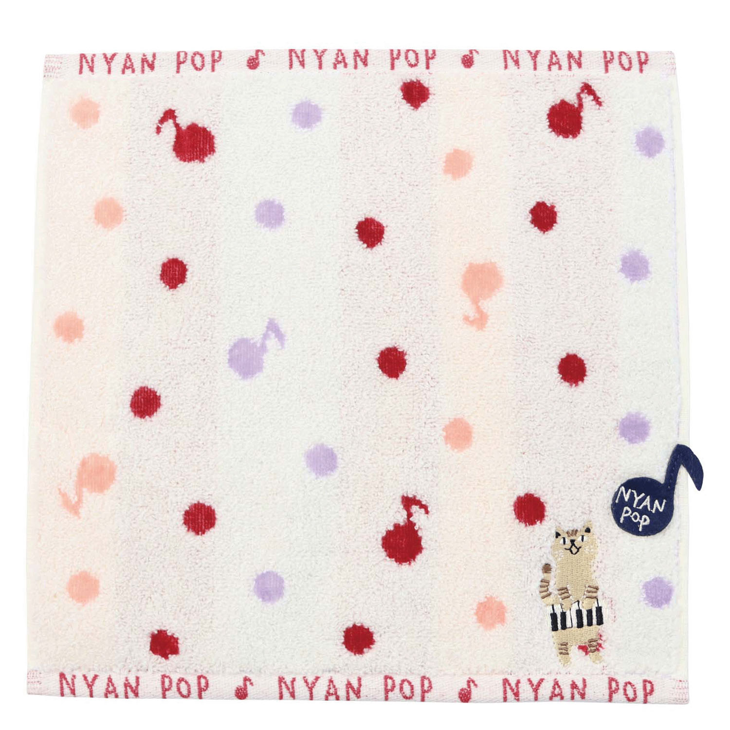 タオルハンカチ ニャンポップ