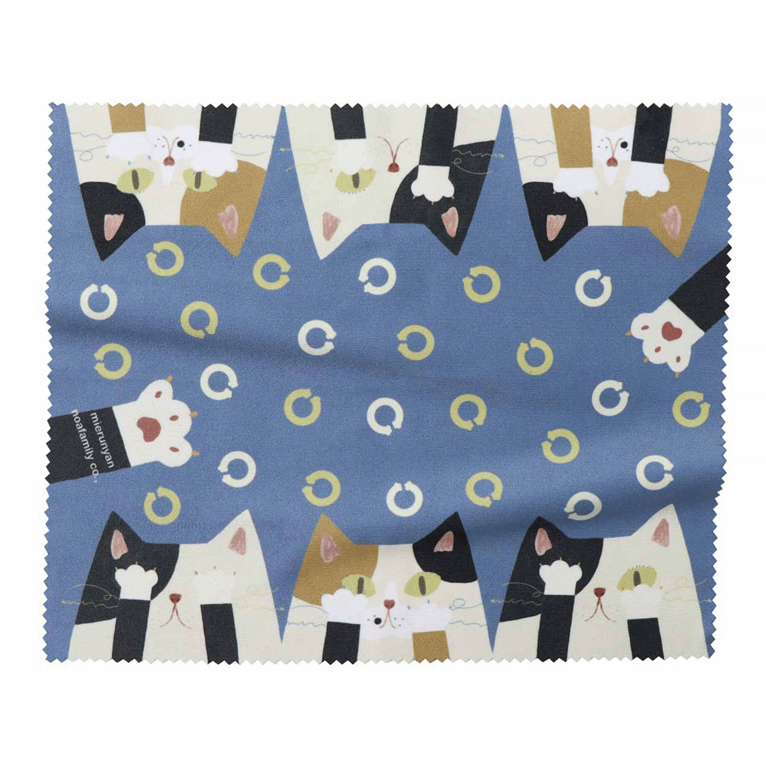 メガネケース 見えるにゃん ブルー - 画像3