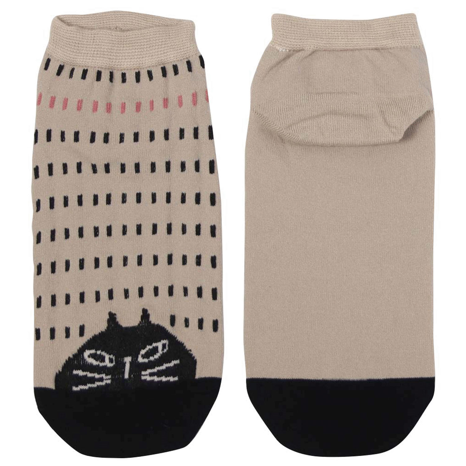 ソックスひょっこり猫 アンクル丈 - 画像2