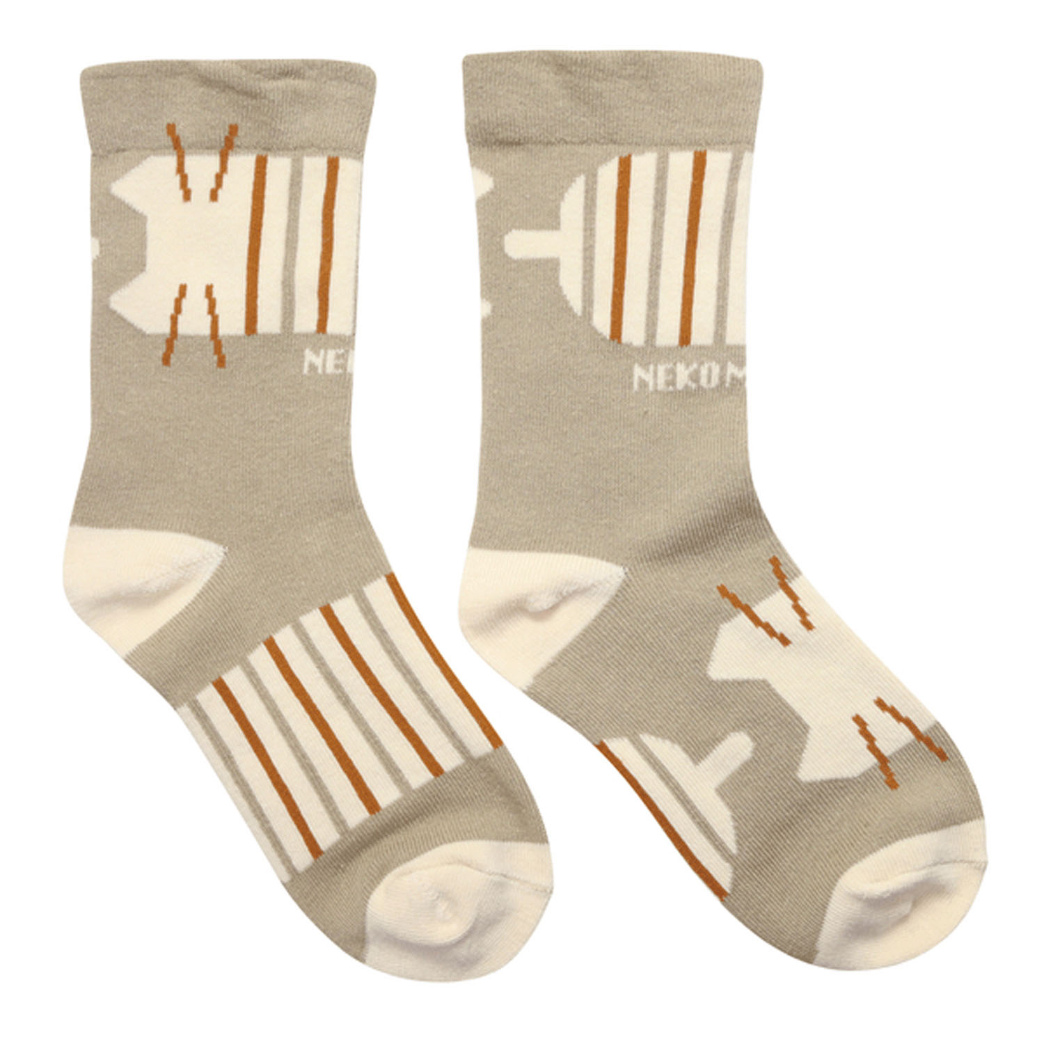 ソックス ボーダーキャット