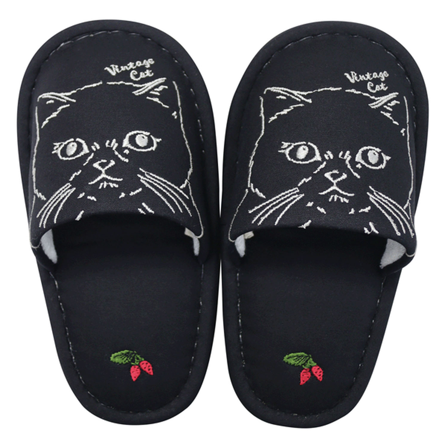 スリッパ ヴィンテージキャット - 画像2