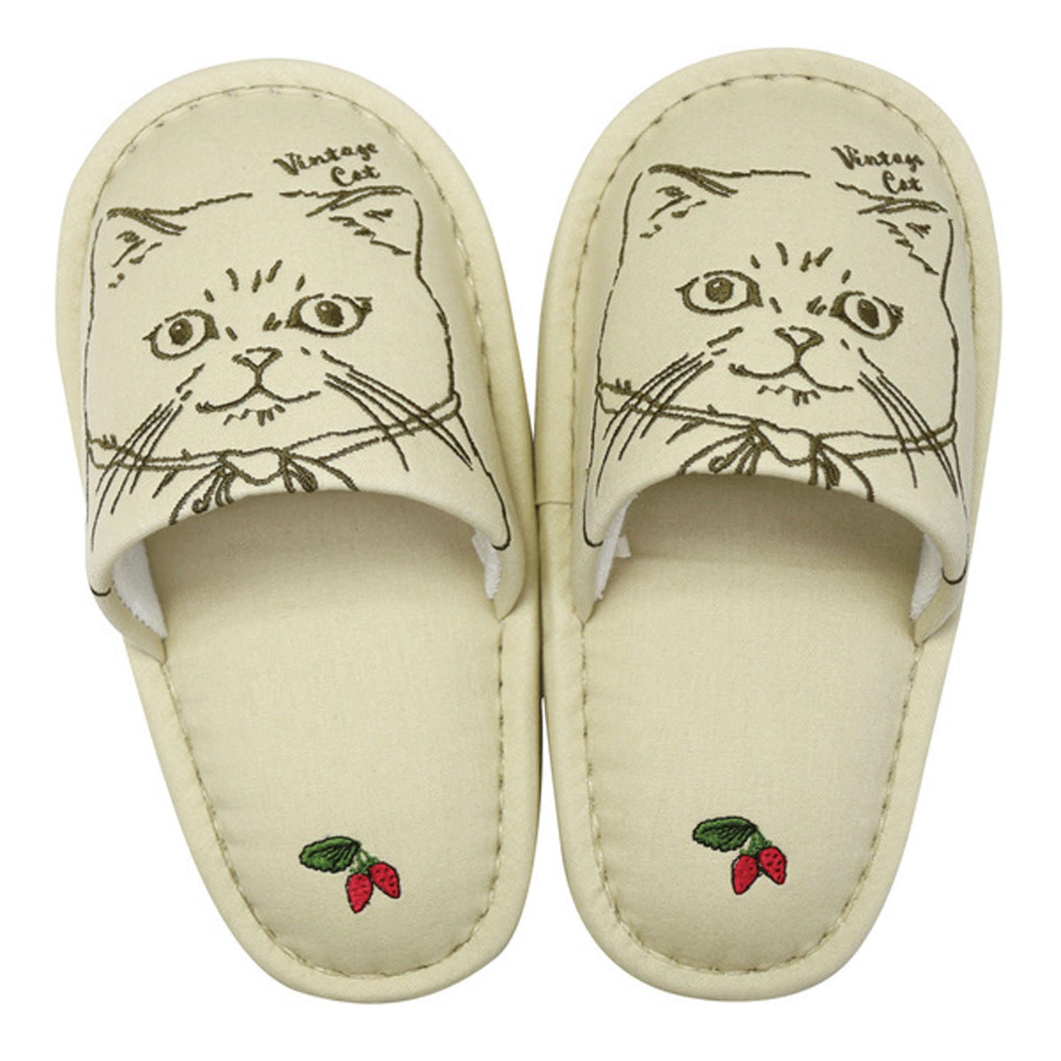 スリッパ ヴィンテージキャット - 画像3