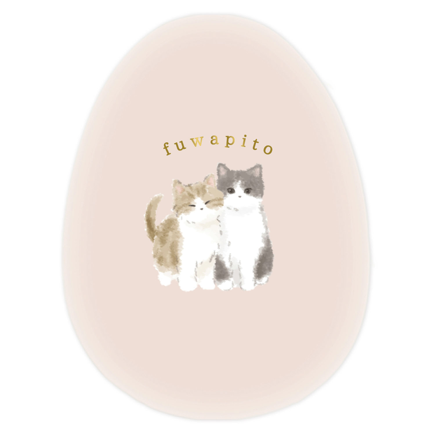 フワピト ヘアブラシ ネコ - 画像1