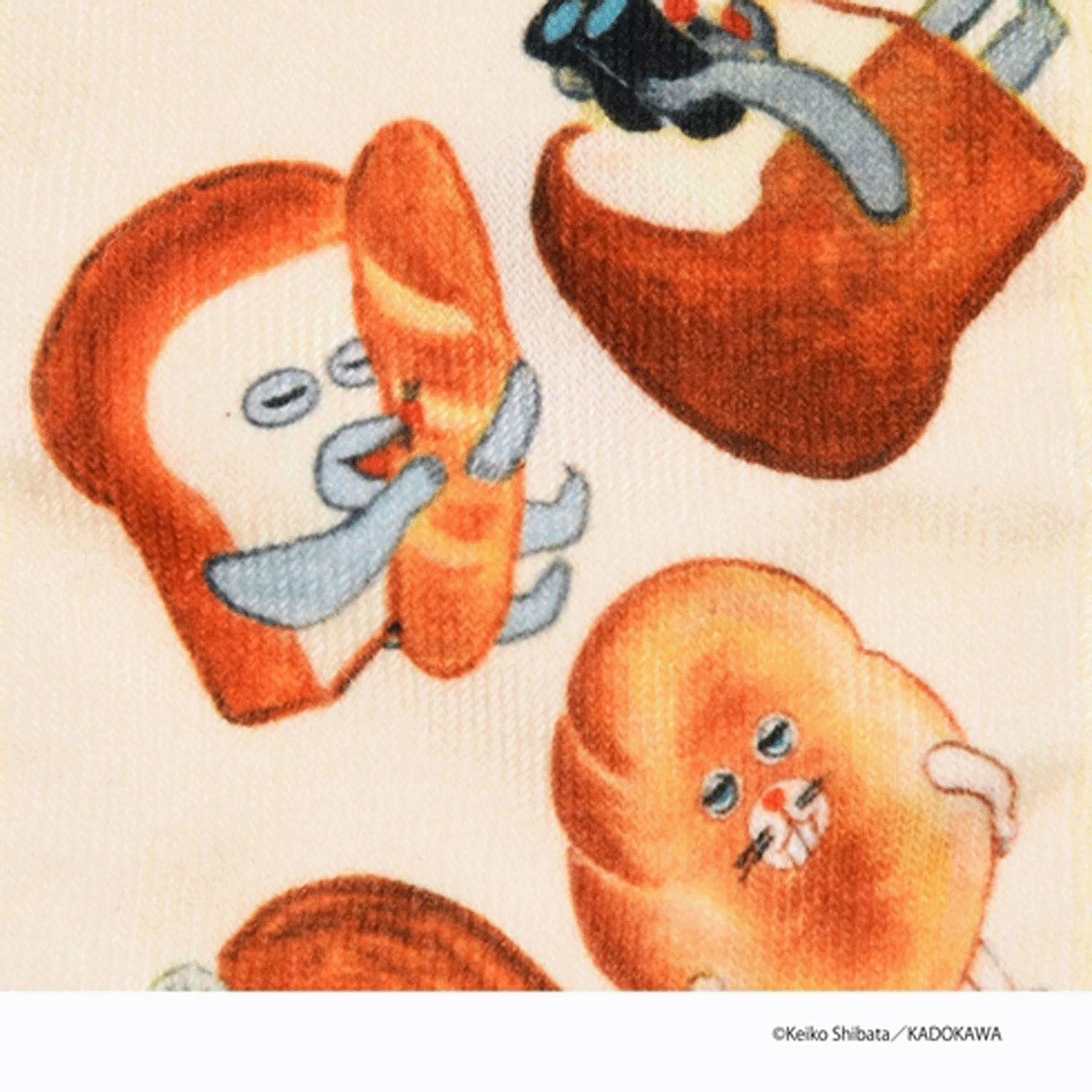 パンどろぼう 靴下 スニーカー丈 キャメル - 画像3