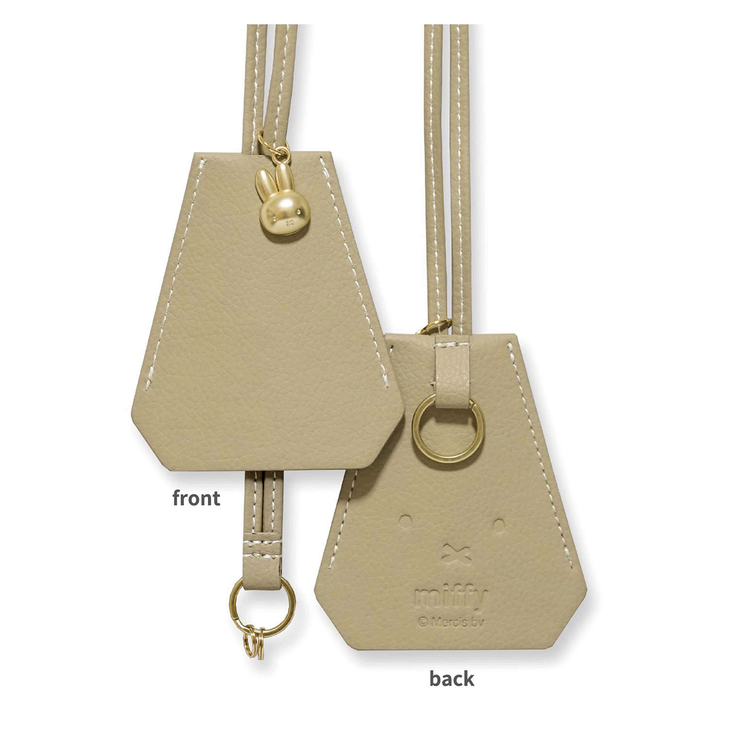 miffy キー＆グラスネックレス グレージュ - 画像2