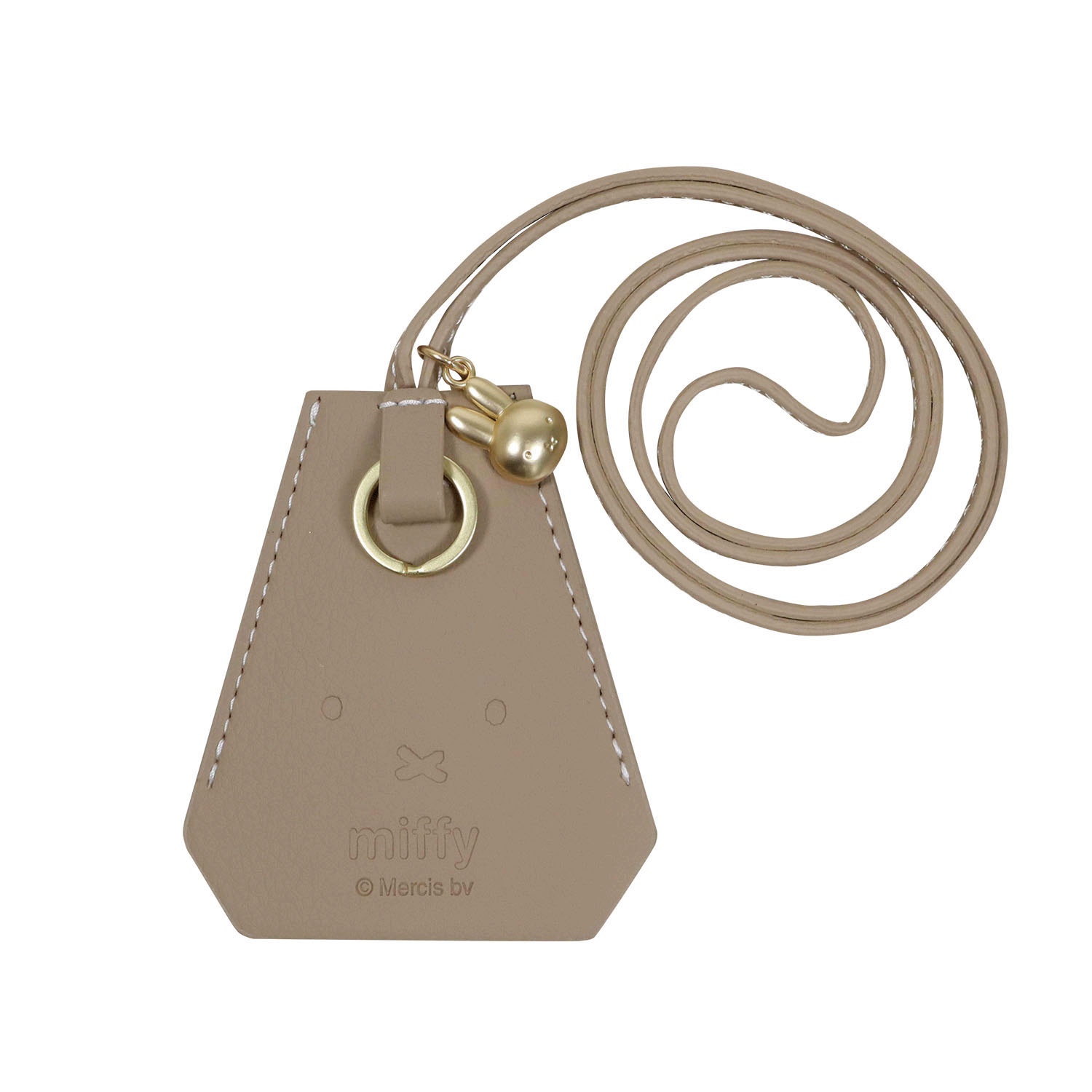 miffy キー＆グラスネックレス グレージュ - 画像1