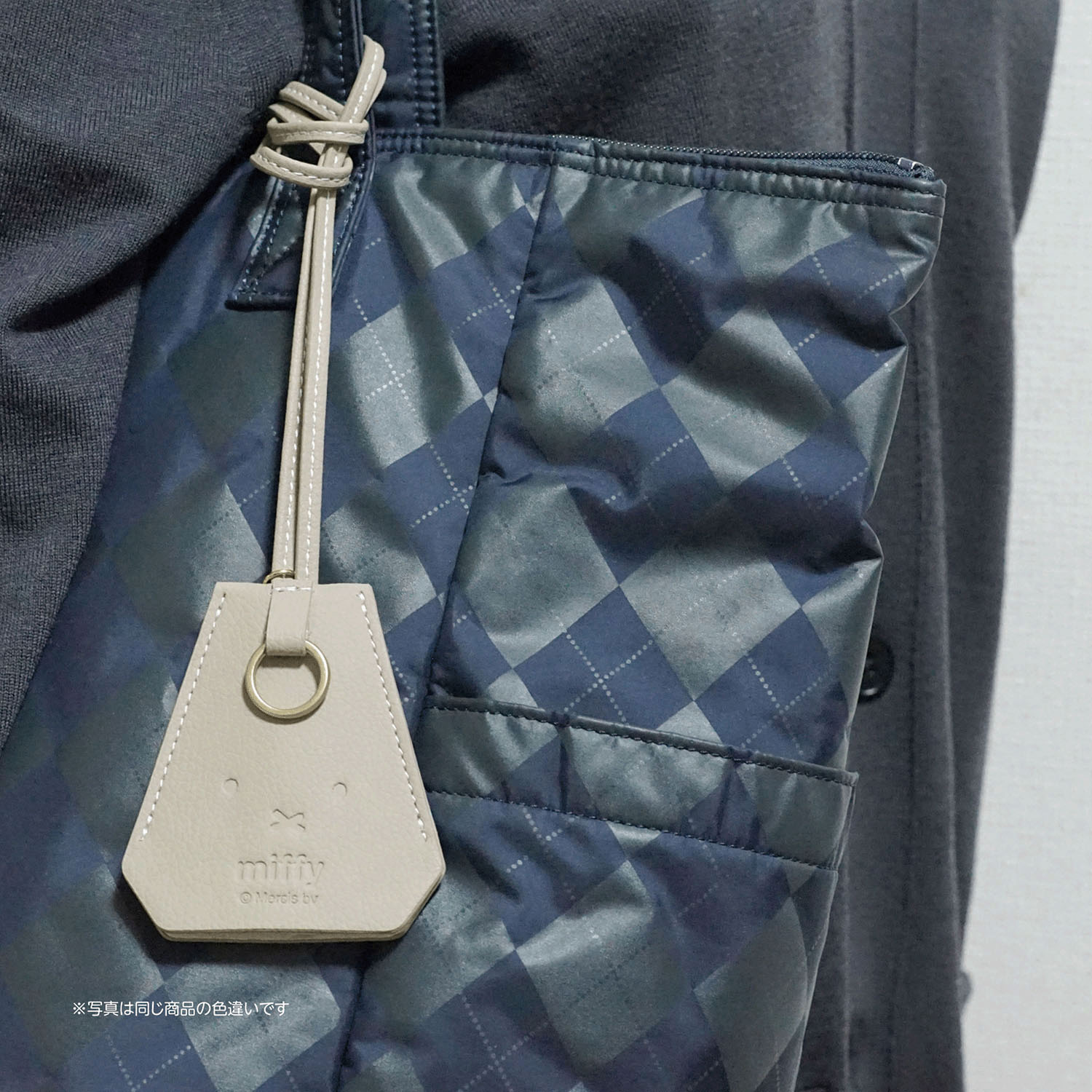 miffy キー＆グラスネックレス ブラック - 画像7