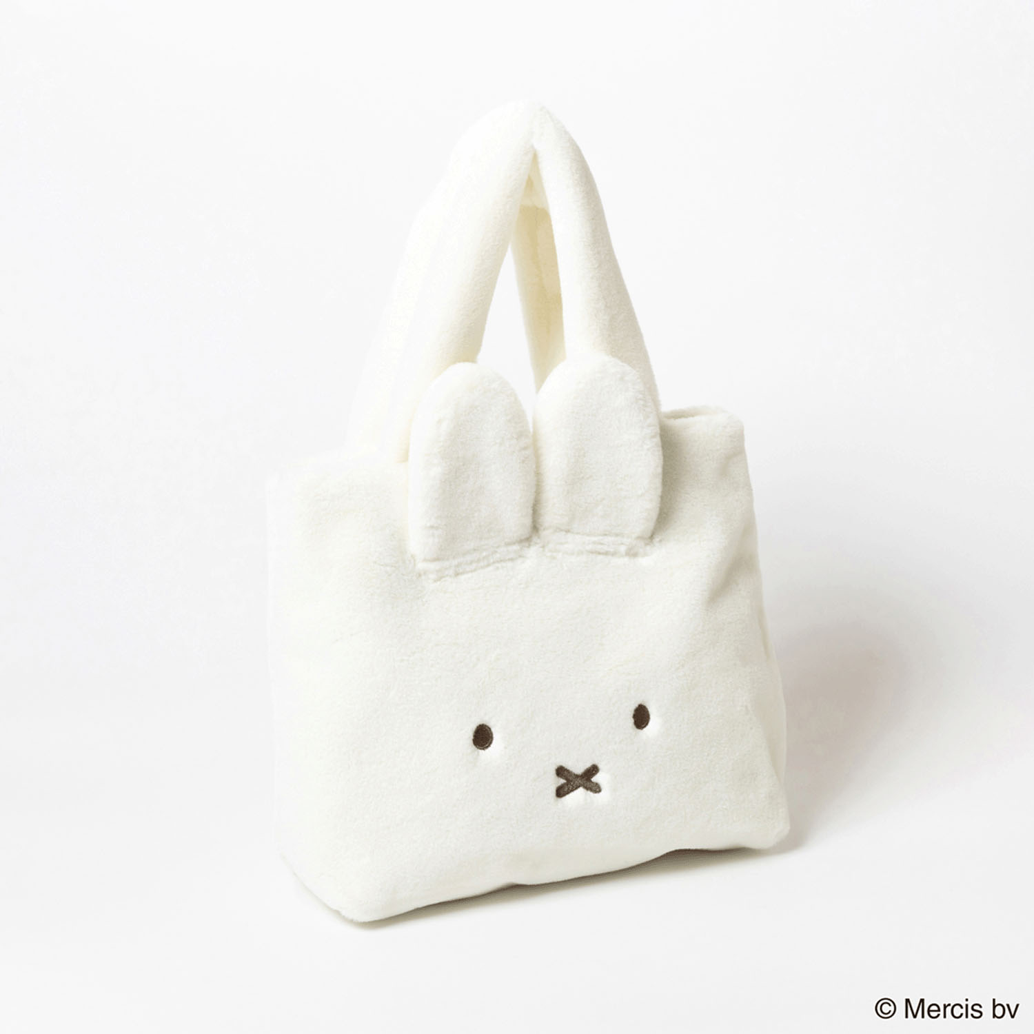 ミッフィー FACE FUR トートバッグ ホワイト - 画像3