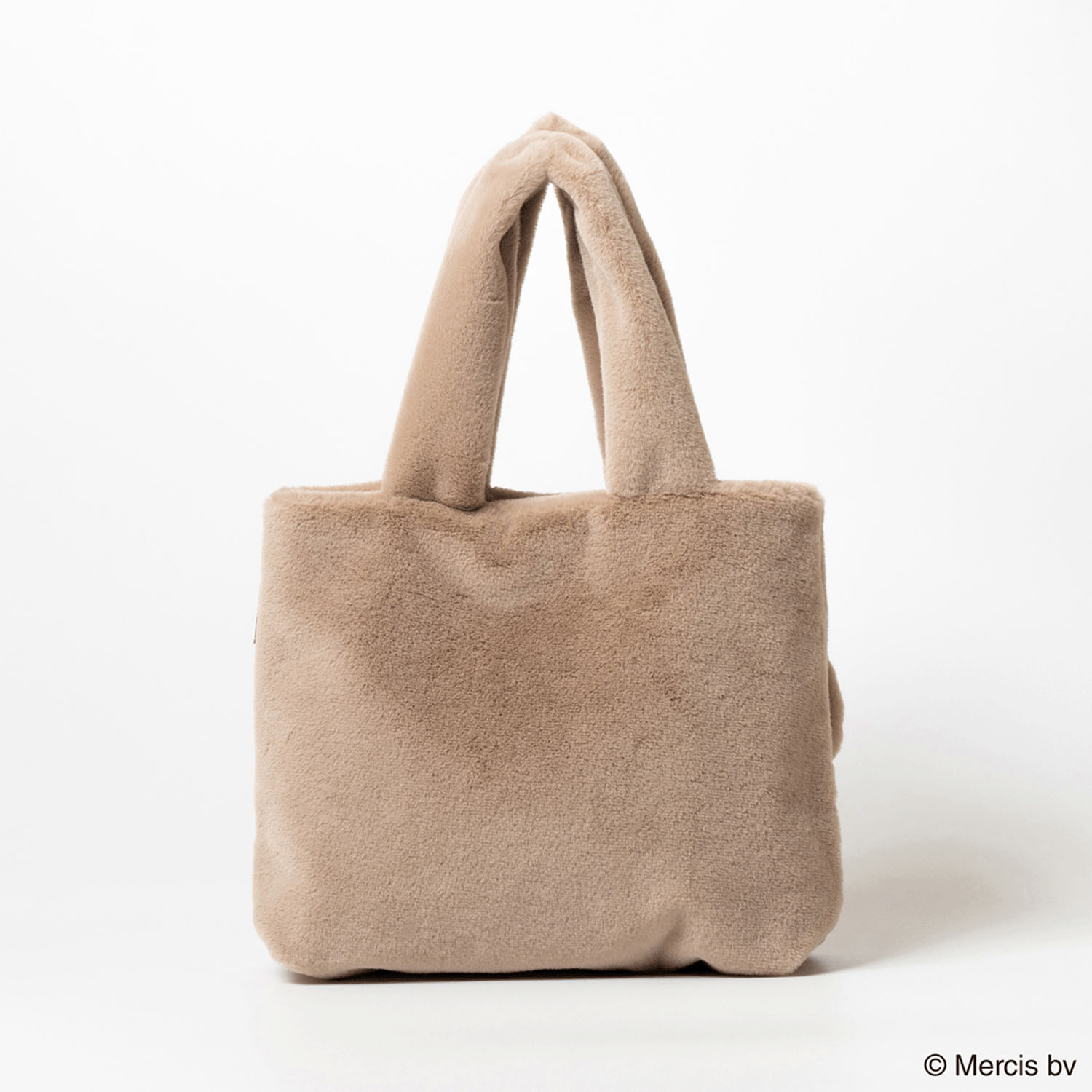 ボリス  FACE FUR トートバッグ ブラウン - 画像2