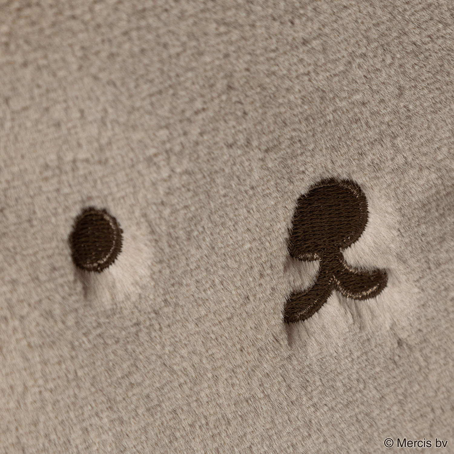 ボリス  FACE FUR トートバッグ ブラウン - 画像4