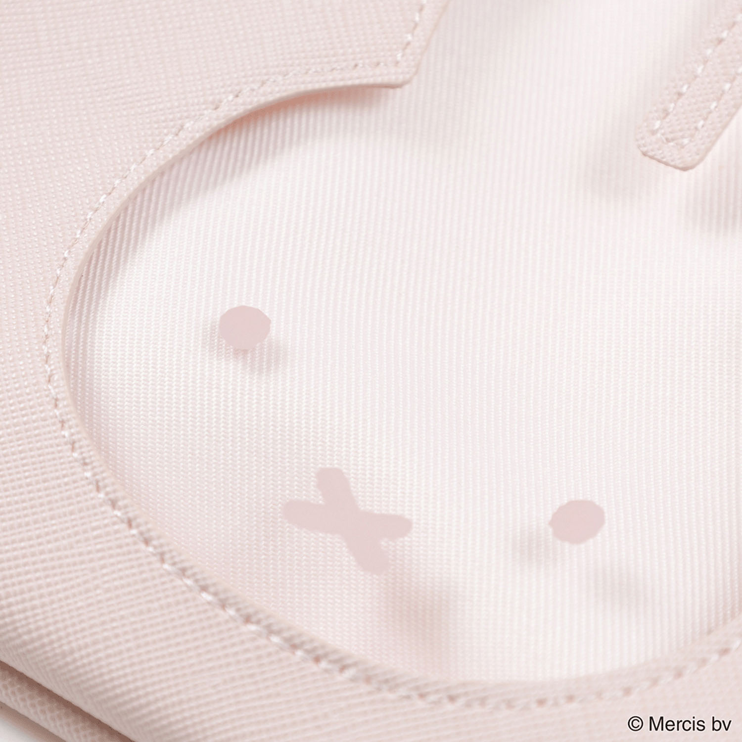 ミッフィー PEEKハンドル付フラットポーチ ピンク - 画像3