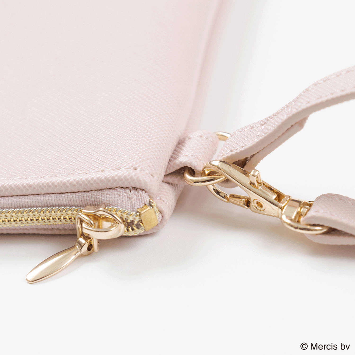 ミッフィー PEEKハンドル付フラットポーチ ピンク - 画像4