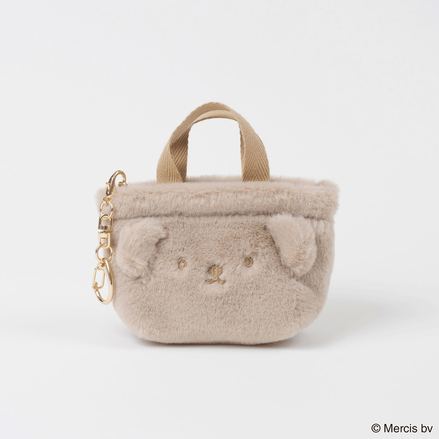 BRUNA WINTER ACCESSORIES MINI FUR TOTE チャームボリス - 画像1