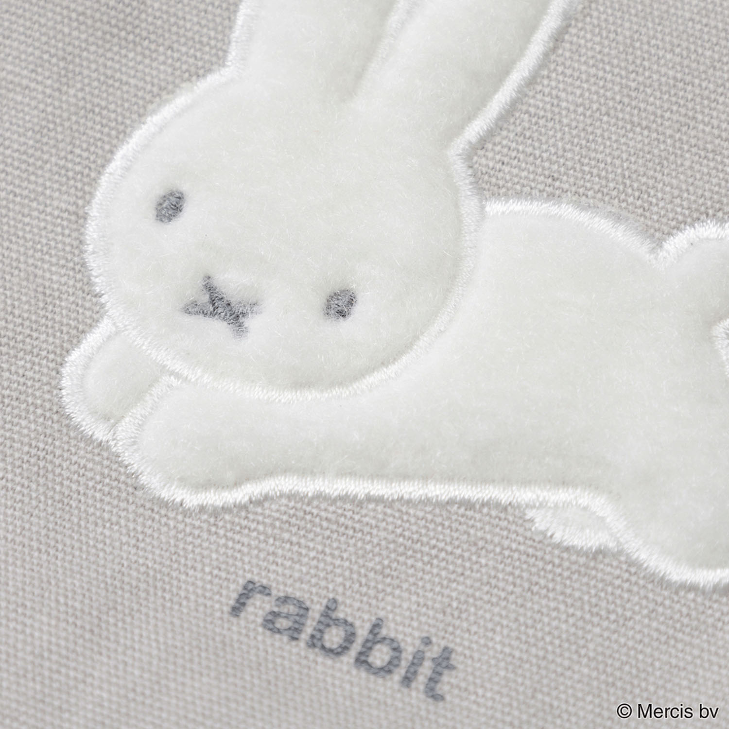 BRUNA FLUFFY APPLIQUE巾着 ウサギ - 画像3