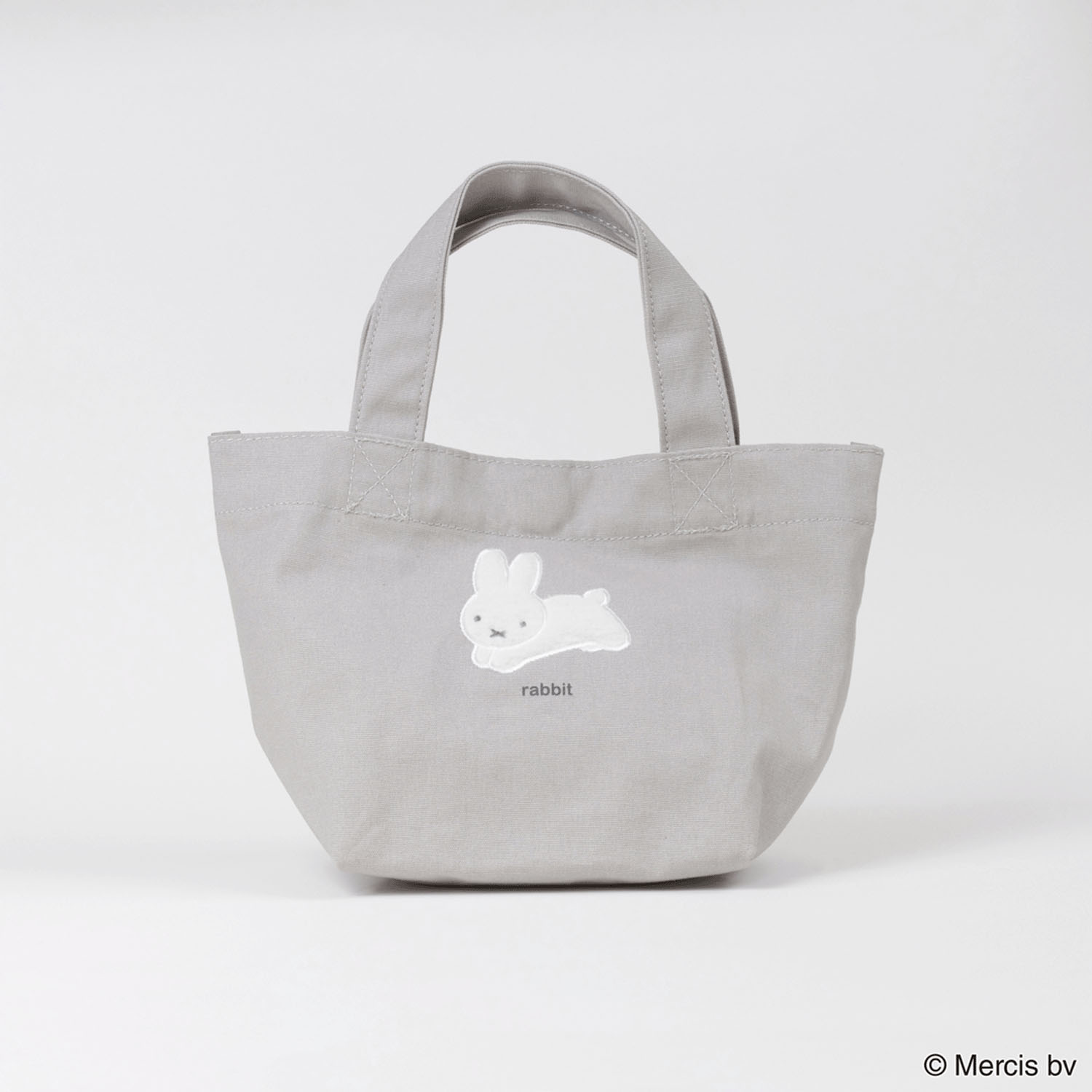 BRUNA FLUFFY APPLIQUEトートバッグ ウサギ - 画像1