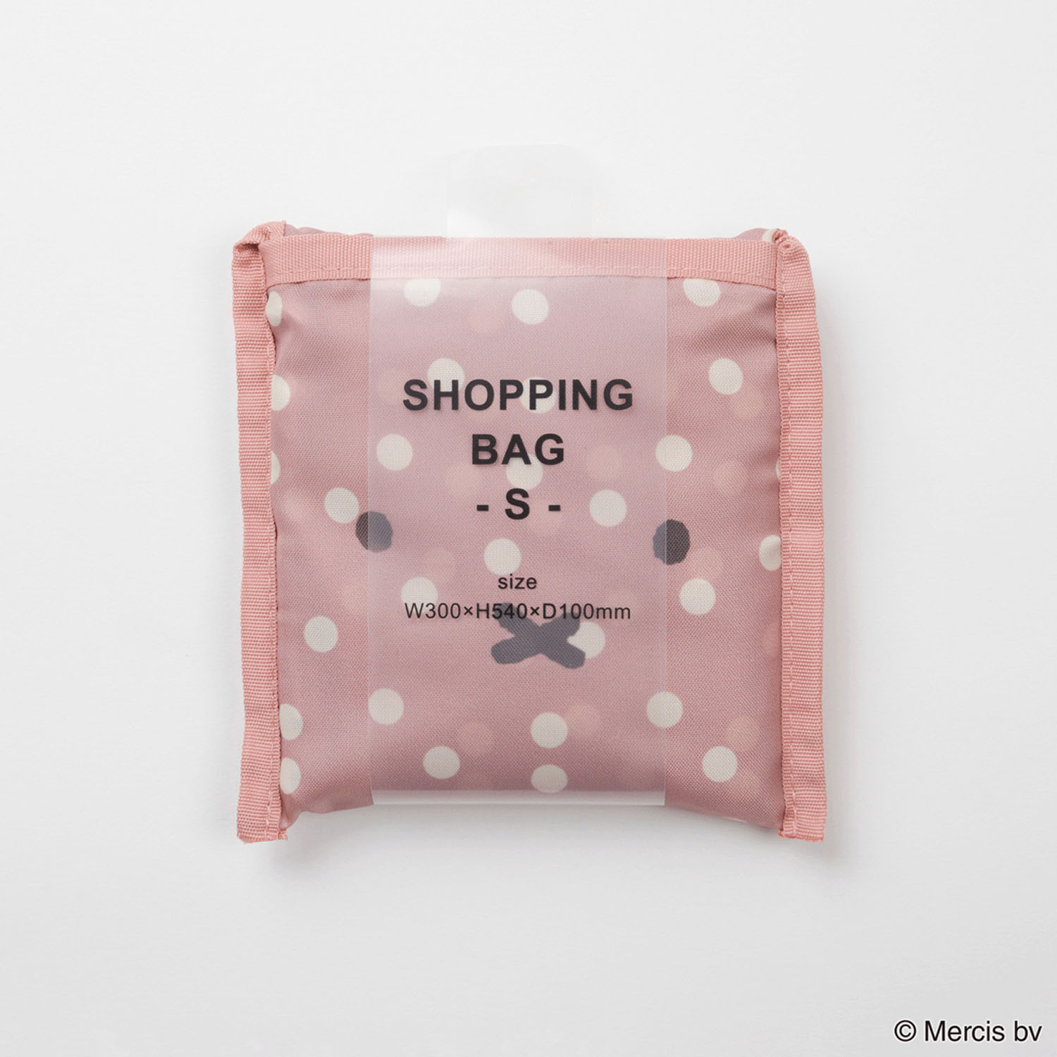 ミッフィー ショッピングバッグS フェイスドット ピンク - 画像6