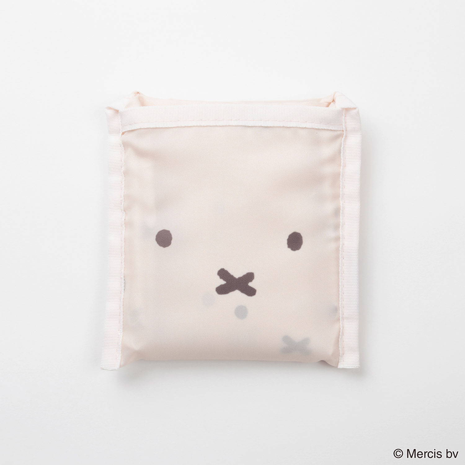 ミッフィー ショッピングバッグS フェイスパターン アイボリー - 画像4