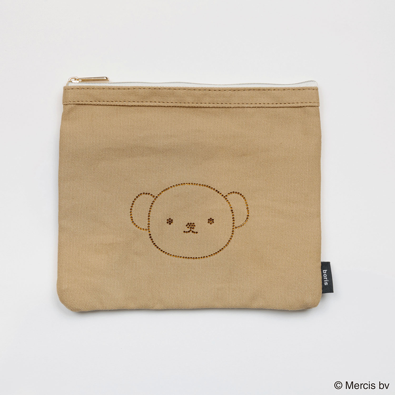 miffy BRUNA RHINE STONE フラットポーチ ボリス