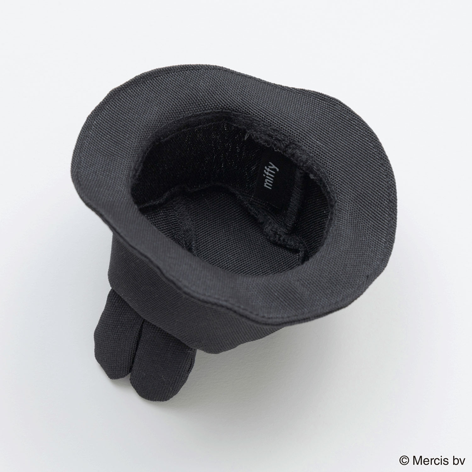 MIFFY 千鳥＆モノトーン ハットチャーム ブラック - 画像4