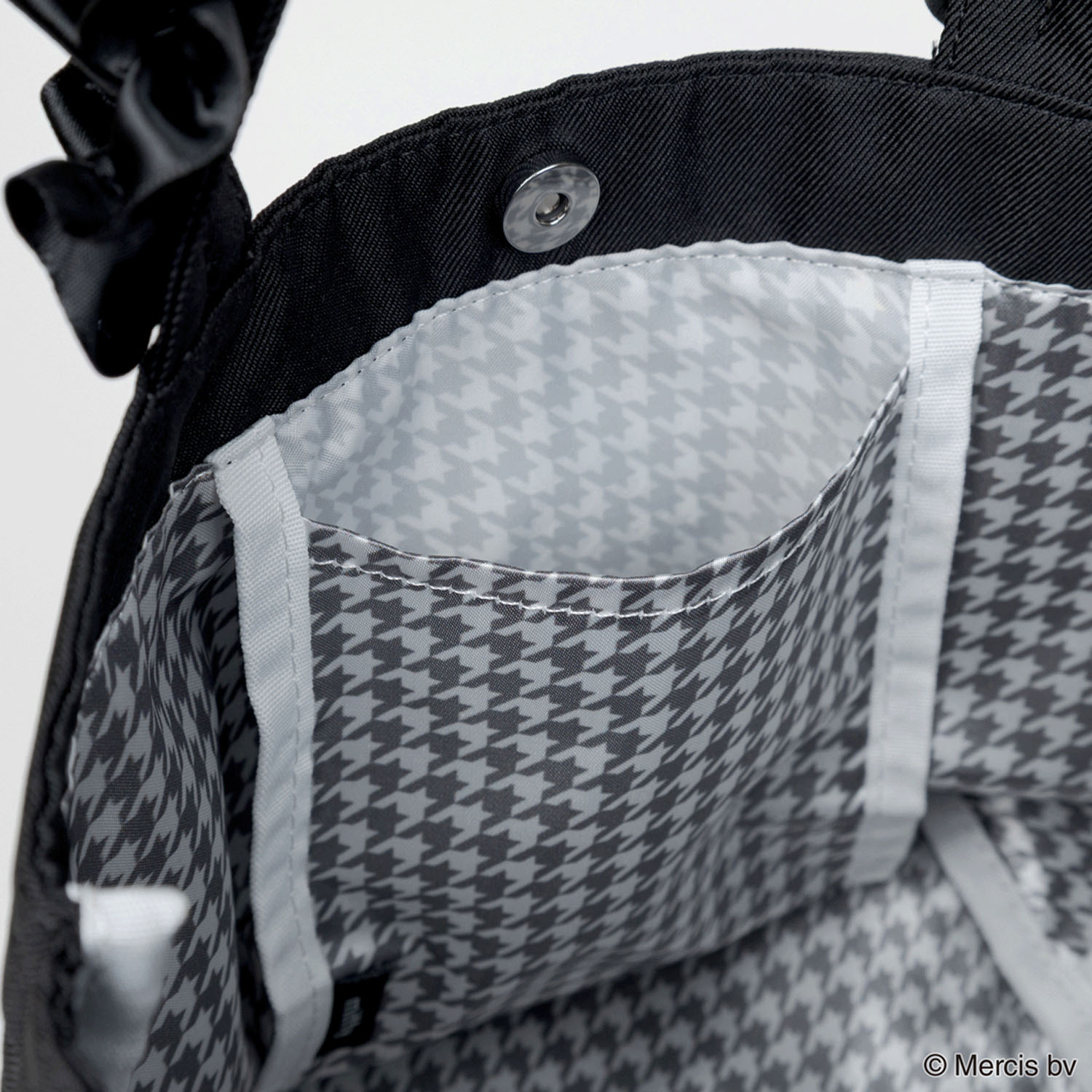 MIFFY 千鳥＆モノトーン トートバッグ   ブラック - 画像6