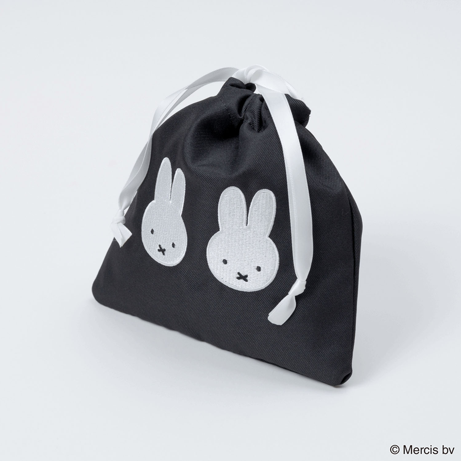 MIFFY 千鳥＆モノトーン 巾着  ブラック - 画像3