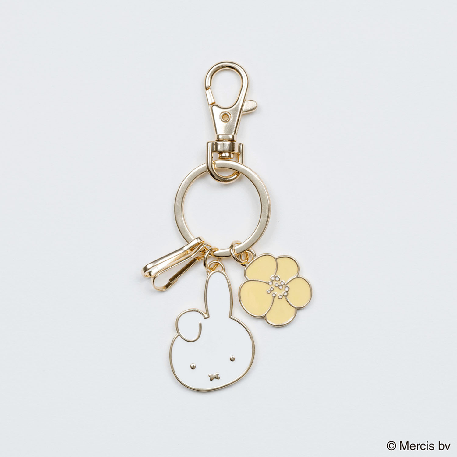 miffy BRUNA FACE＆MOTIF 合金チャーム フラワー