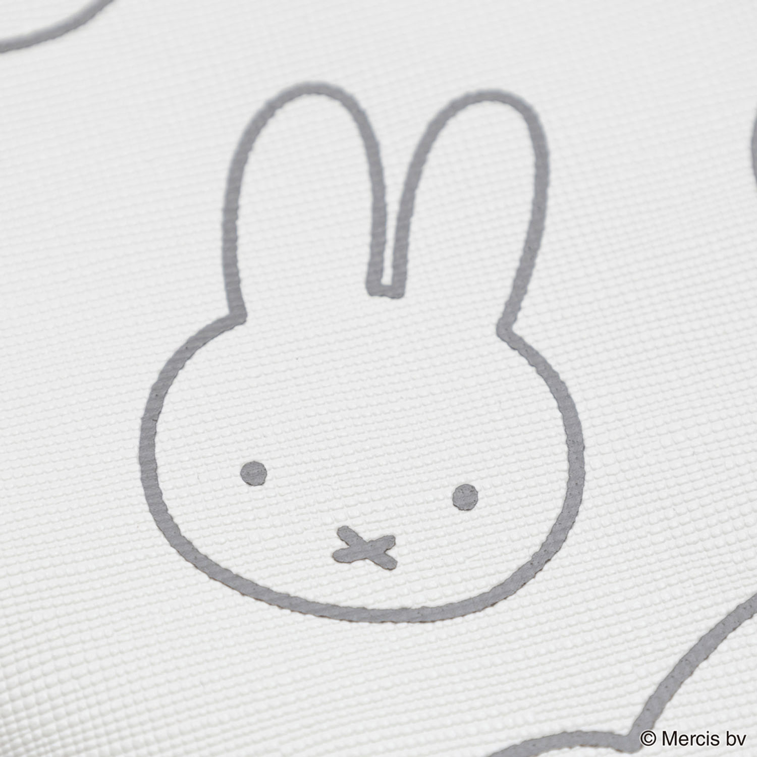 miffy LARGE MOTIF ミニフラットポーチ アイボリー - 画像3