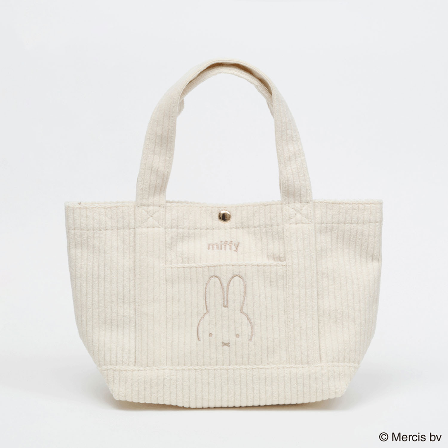 miffy コーデュロイ トートバッグ アイボリー - 画像1