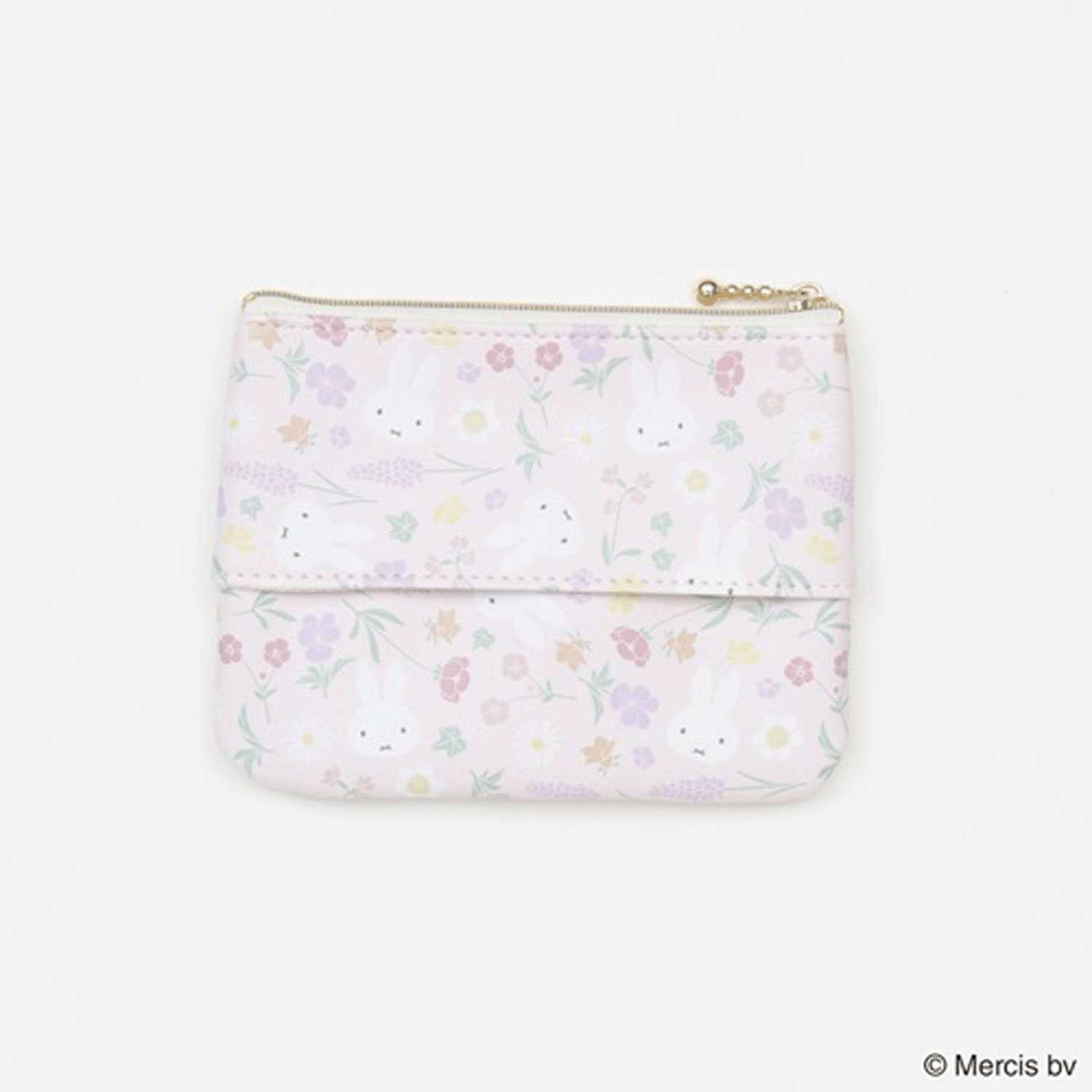 ミッフィー フローラルパターン ティッシュポーチ ピンク - 画像2