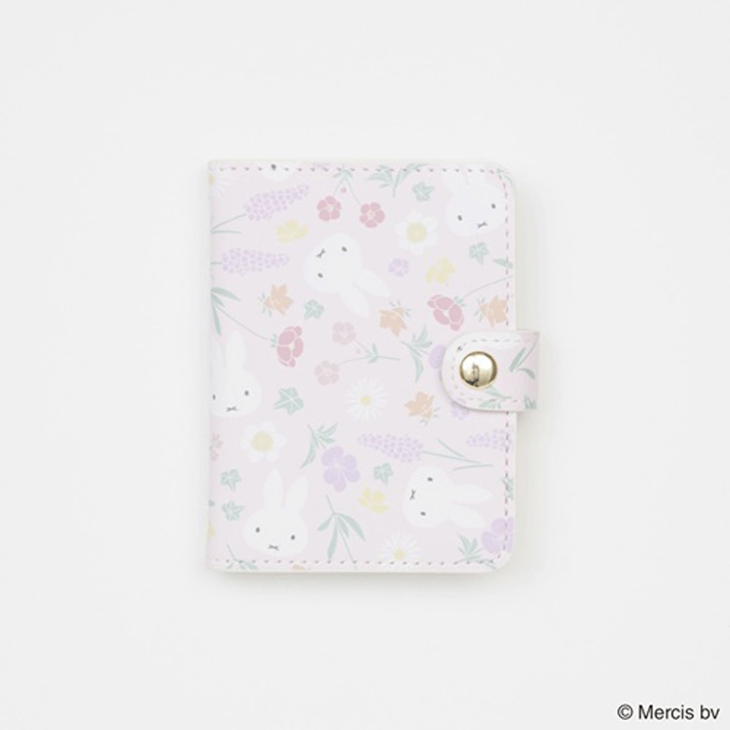 ミッフィー フローラルパターン カードケース ピンク - 画像1