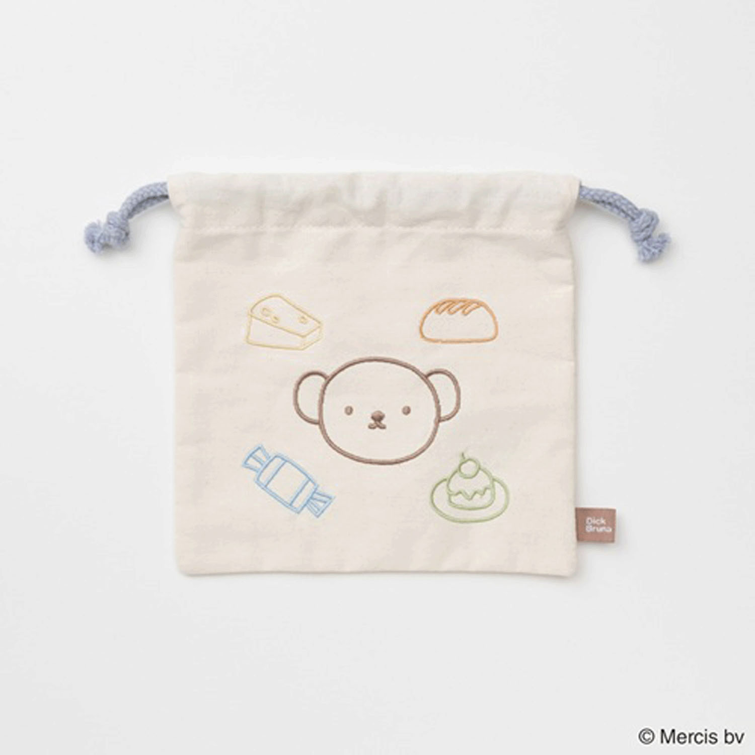 ブルーナ カラフルライン 巾着 ボリス - 画像1