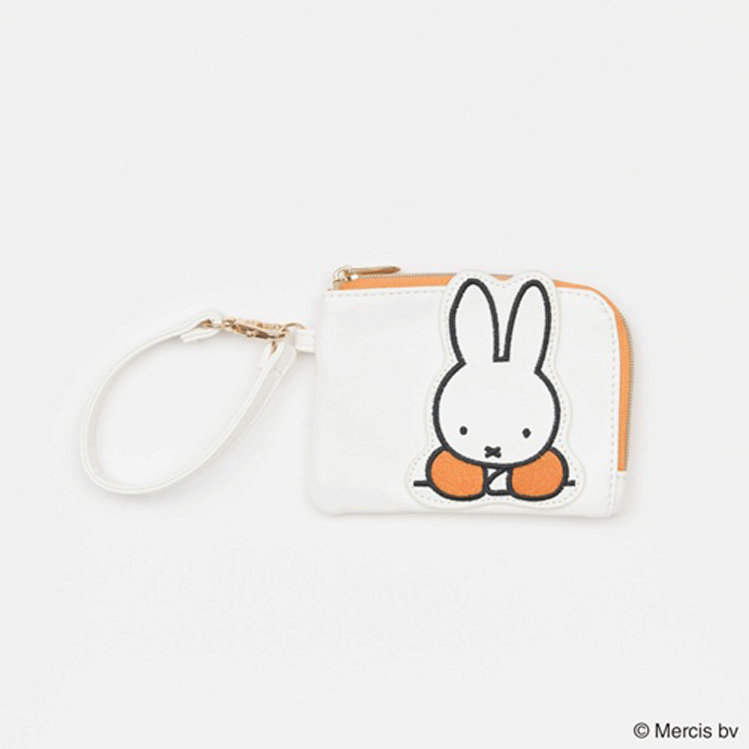 ミッフィーパッチ コイン＆パスケース ブルーナレッド - 画像1