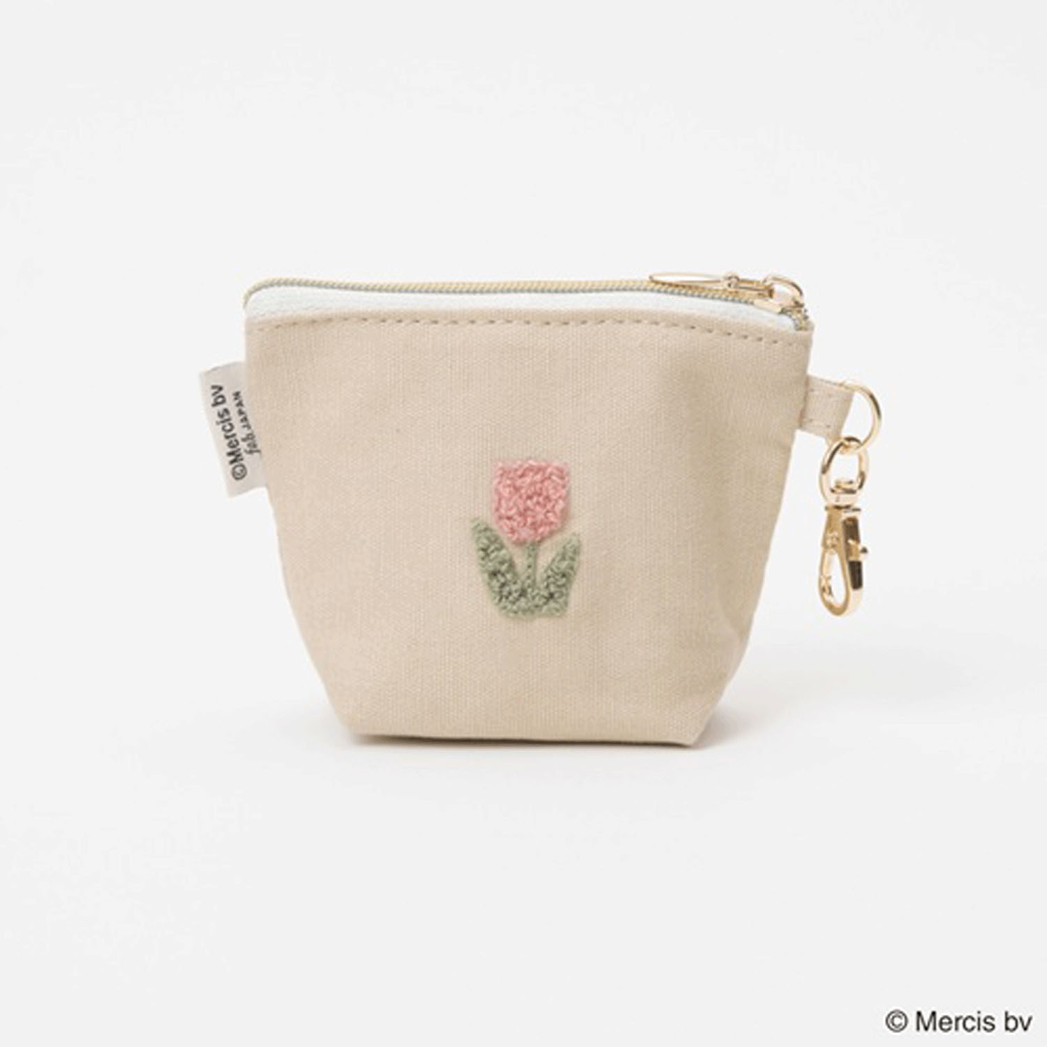 ミッフィー レッド＆ピンク マイクロミニ台形ポーチ チューリップ - 画像2