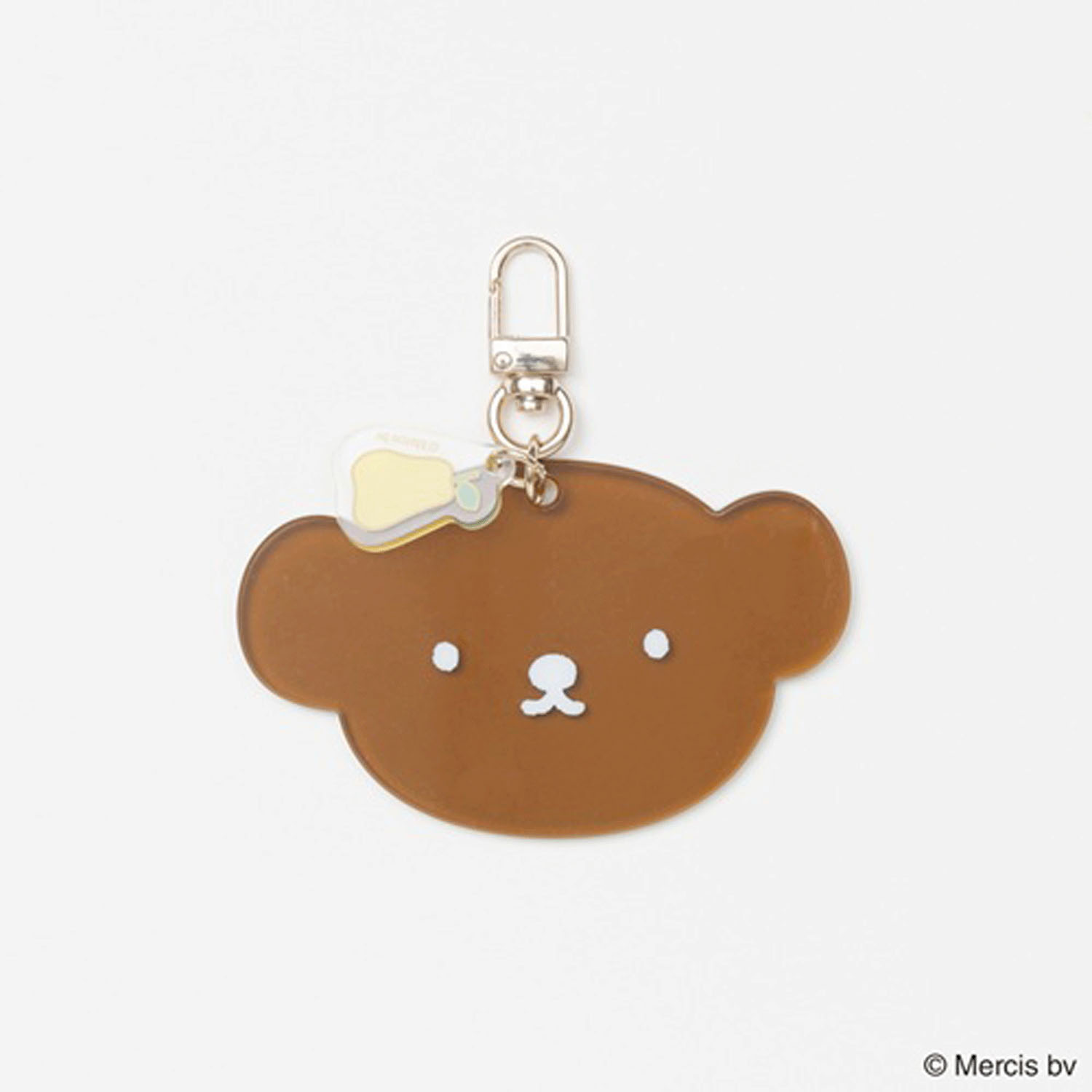 ブルーナ ビッグフェイス アクリルチャーム ブラウン - 画像1