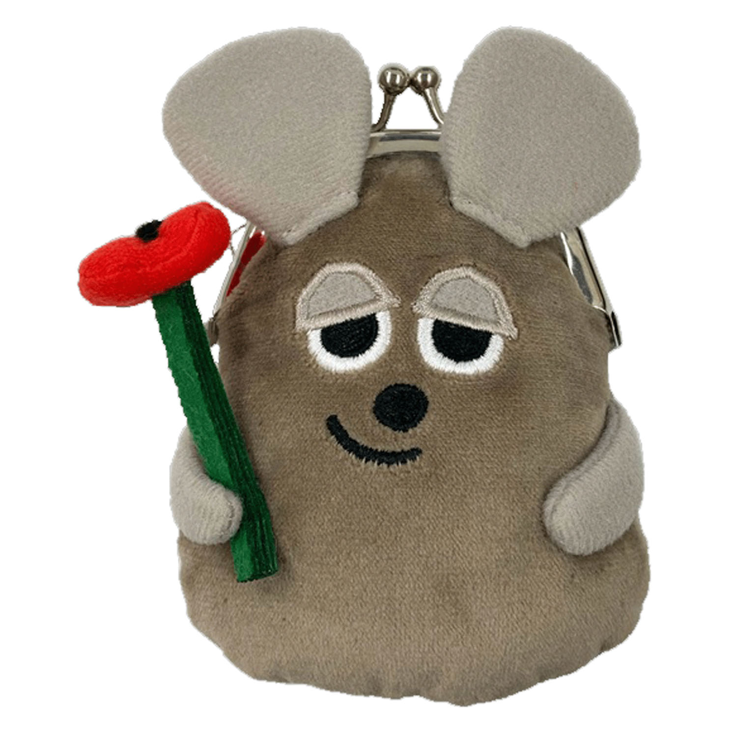 レオ・レオニ がま口マスコット フレデリック レッド - 画像1