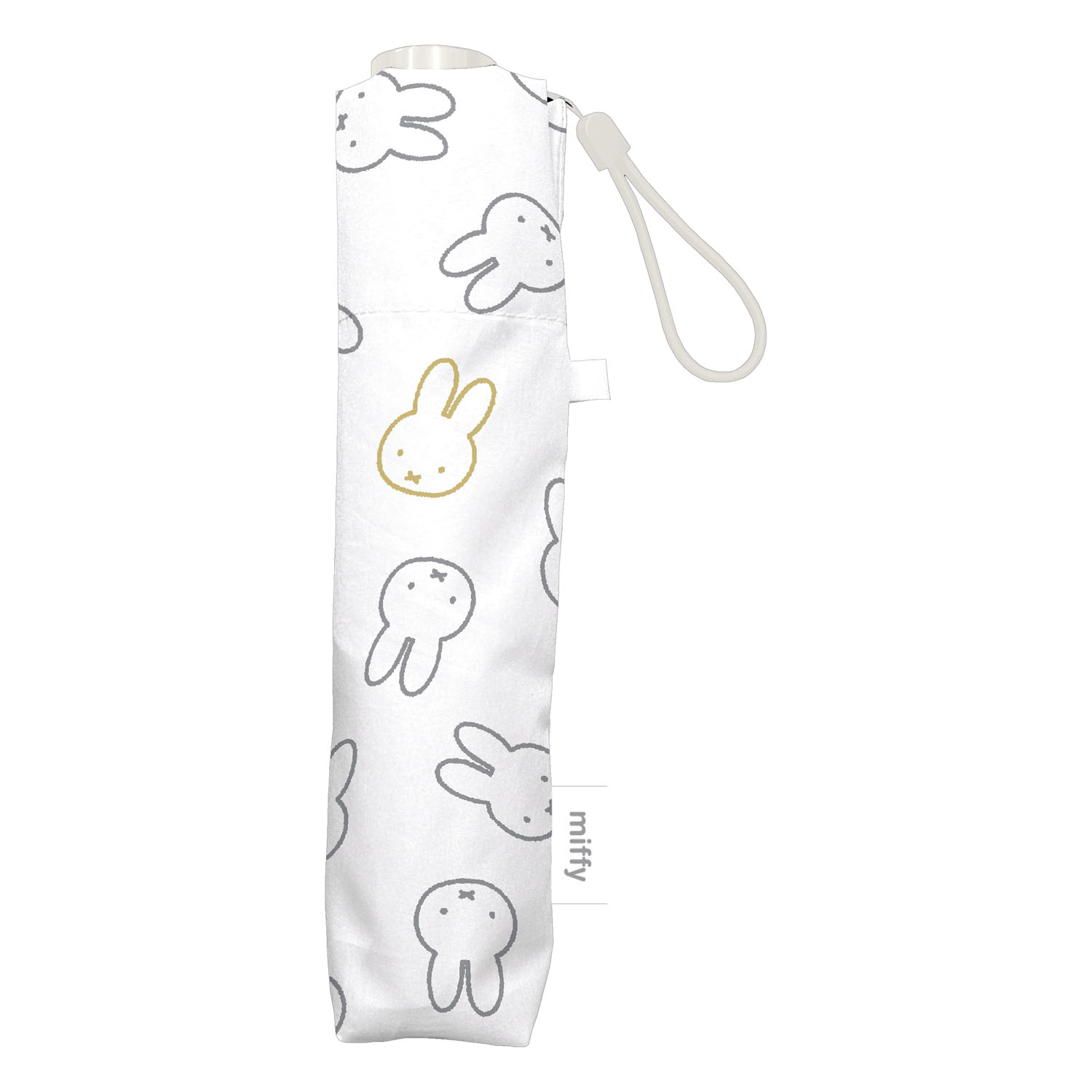 ミッフィー 晴雨兼用超軽量折りたたみ傘 フェイス柄 - 画像4