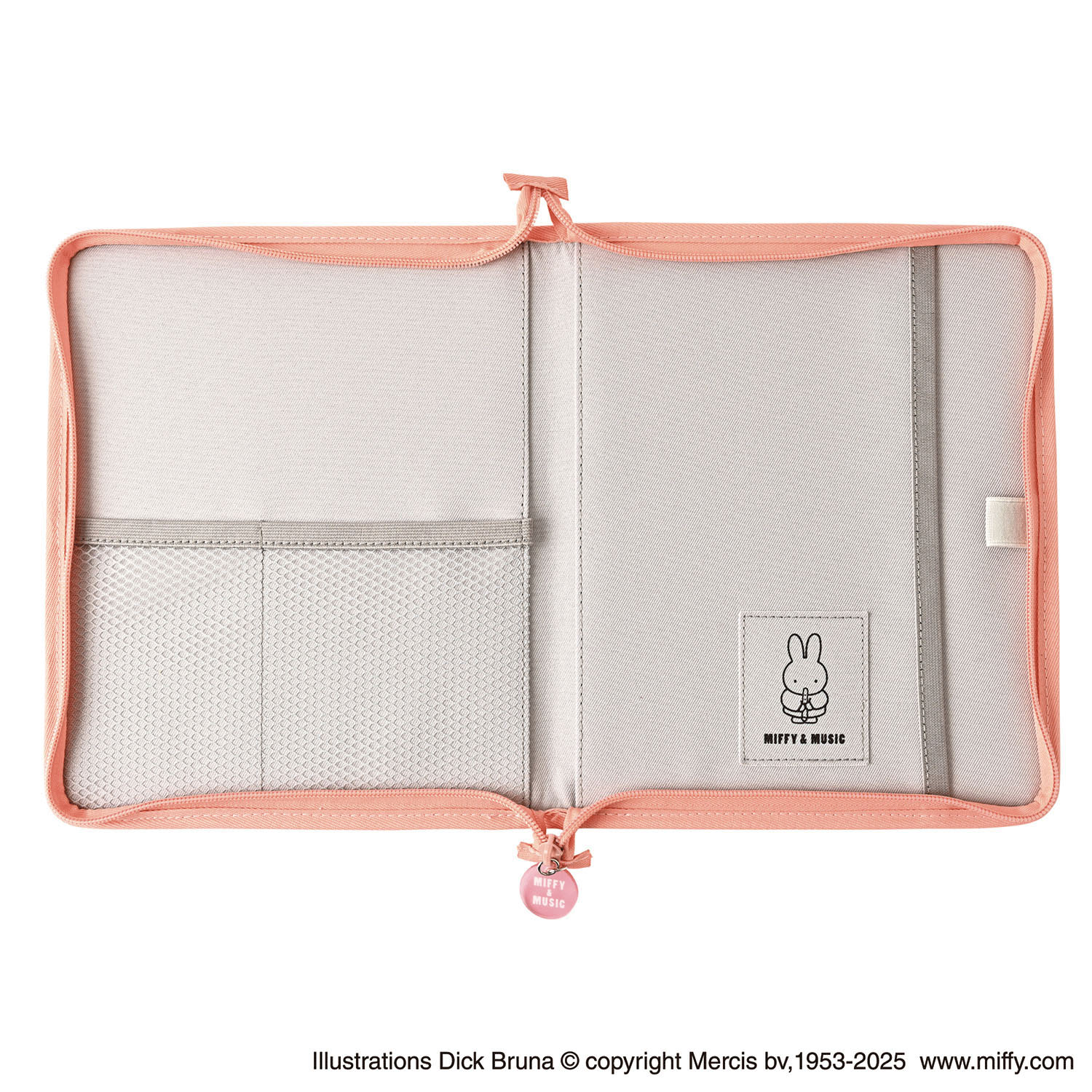 ミッフィー ステーショナリーケース グレー MIFFY＆MUSIC - 画像2