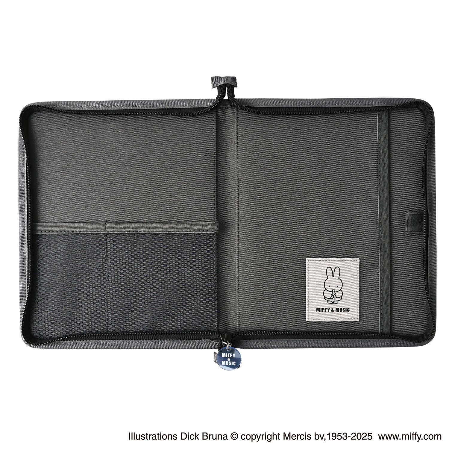 ミッフィー ステーショナリーケース ブラック MIFFY＆MUSIC - 画像2