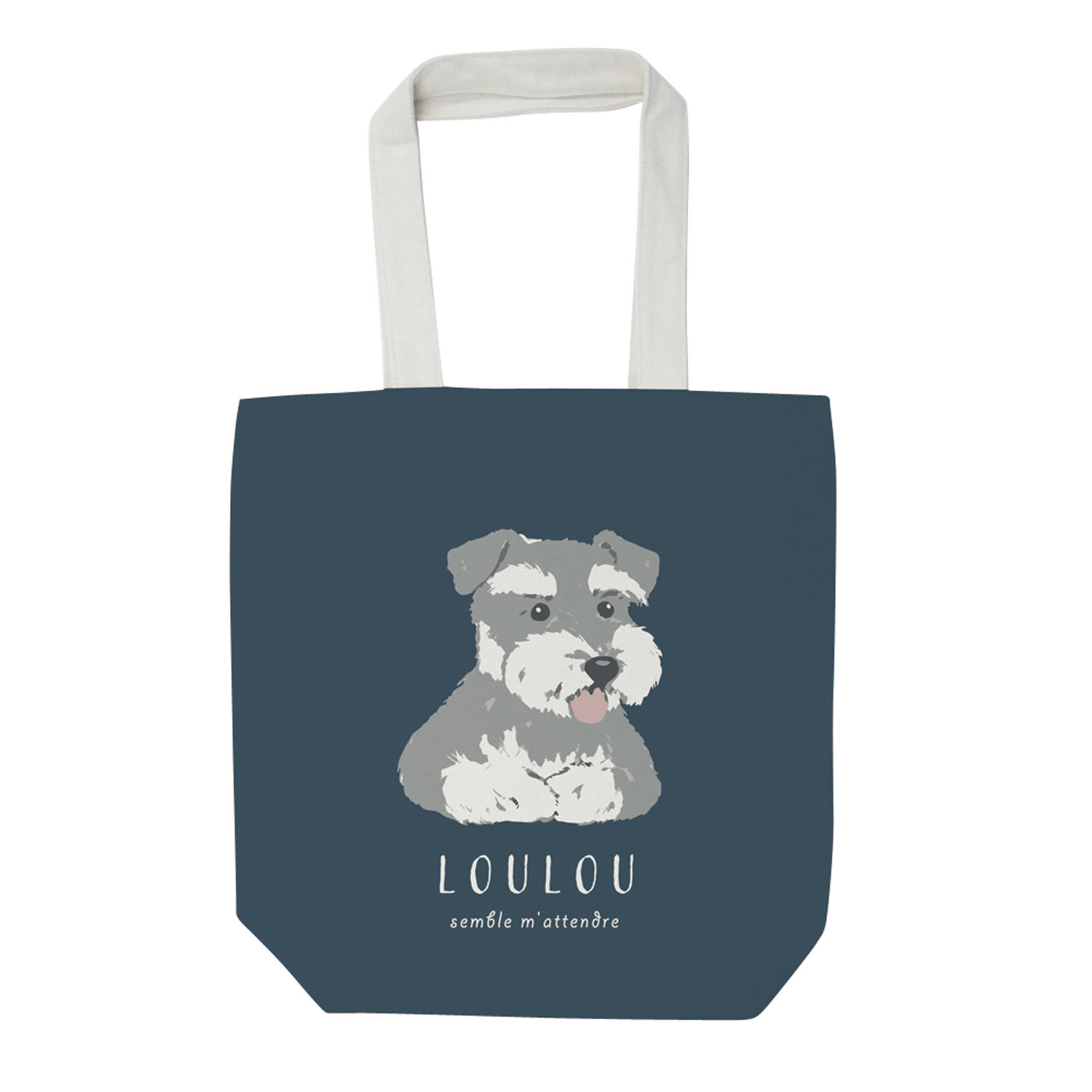 トートバッグ ルーク／ネイビー - 画像1