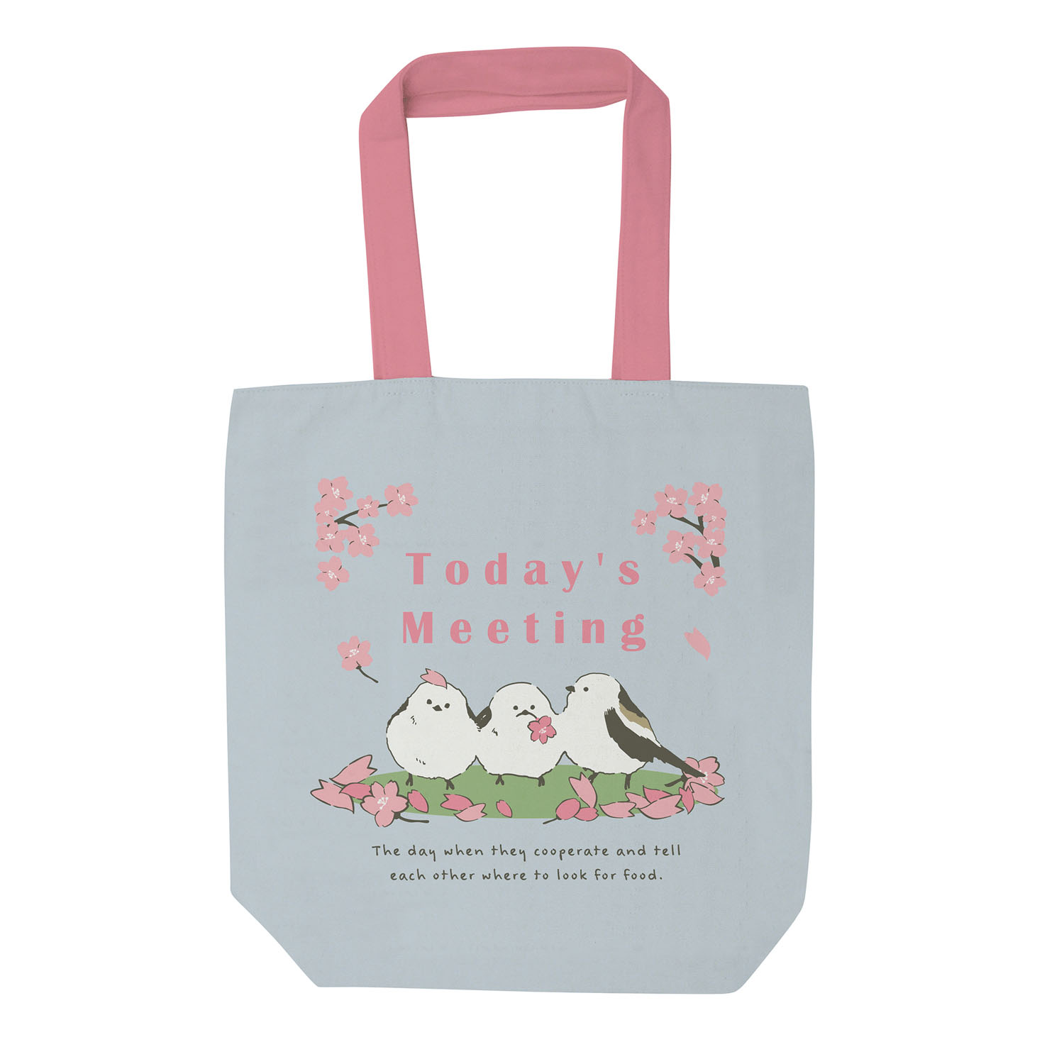 トートバッグ みるくと桜 - 画像1