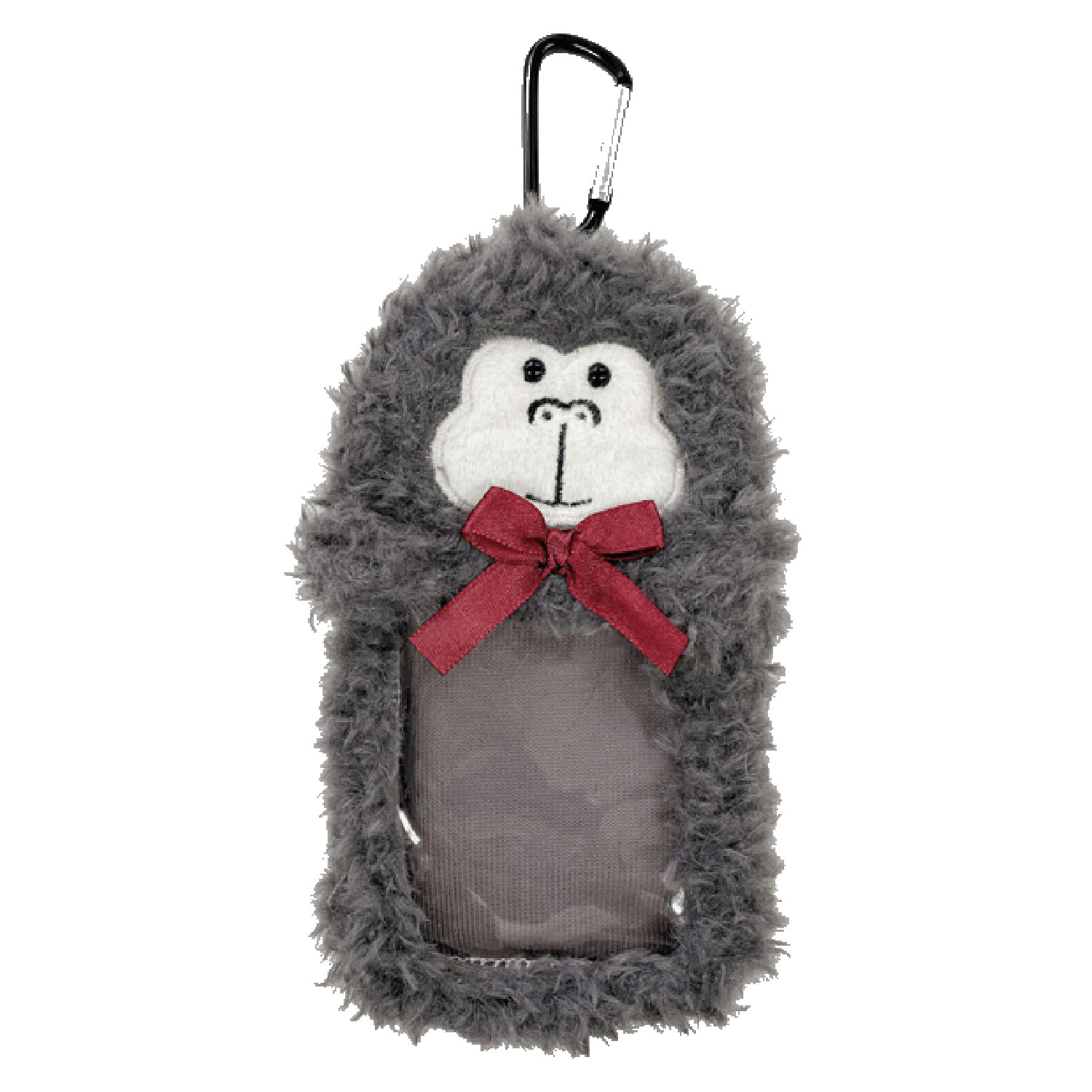 リール付きカードケース ゴリラ - 画像1