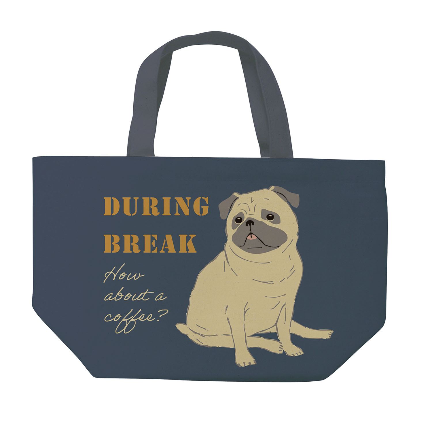 ミニトートバッグ コテツおすわり