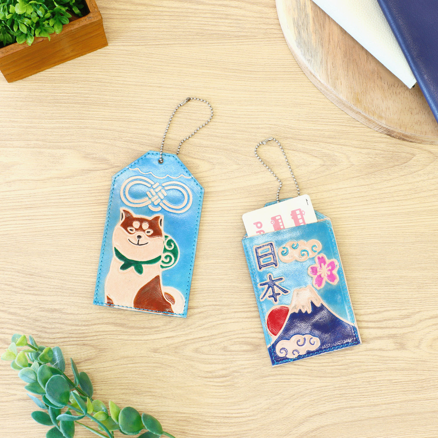 ヤンピーカードケース ふろしきシバイヌ - 画像1