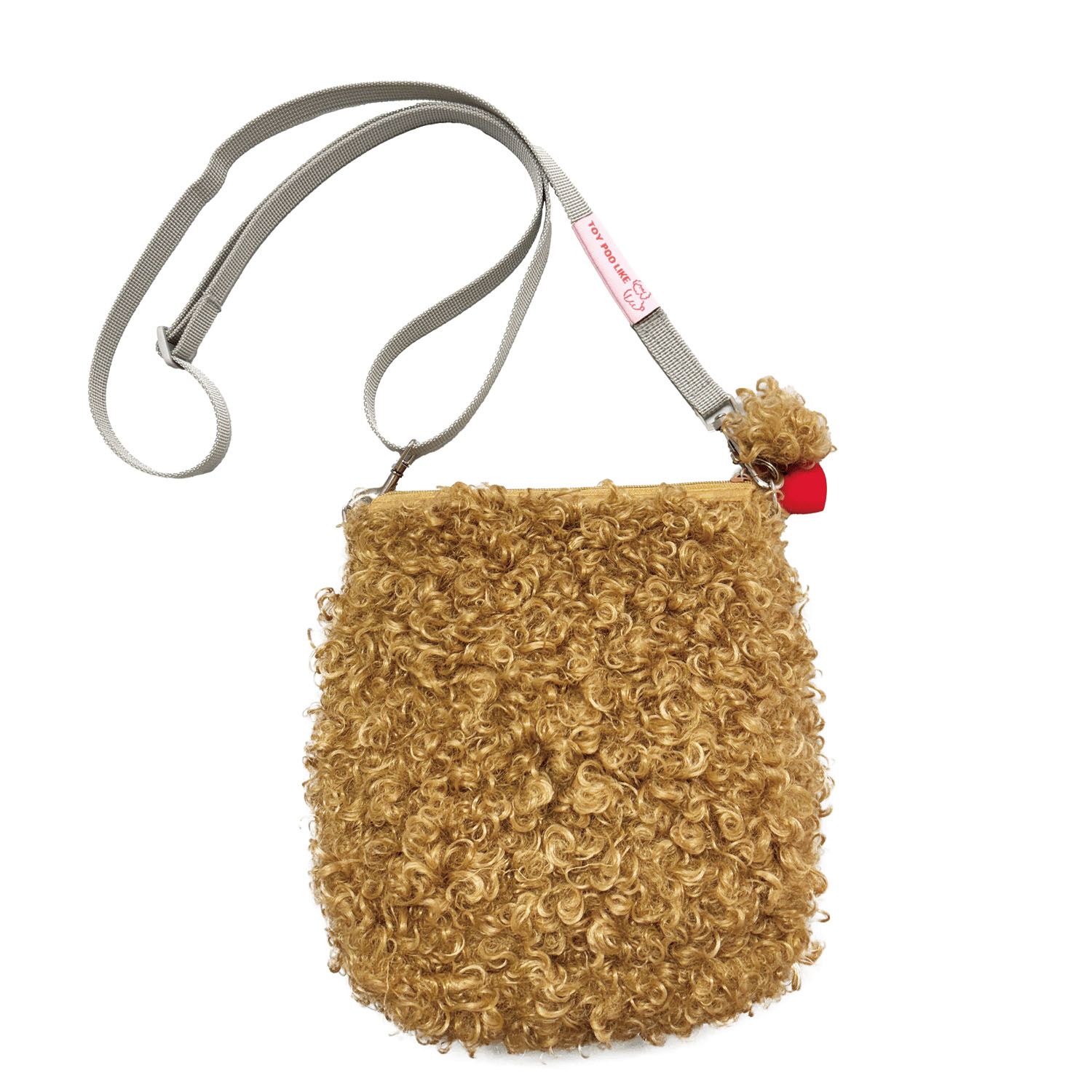 トイプードル 2WAYサコッシュ RED - 画像1