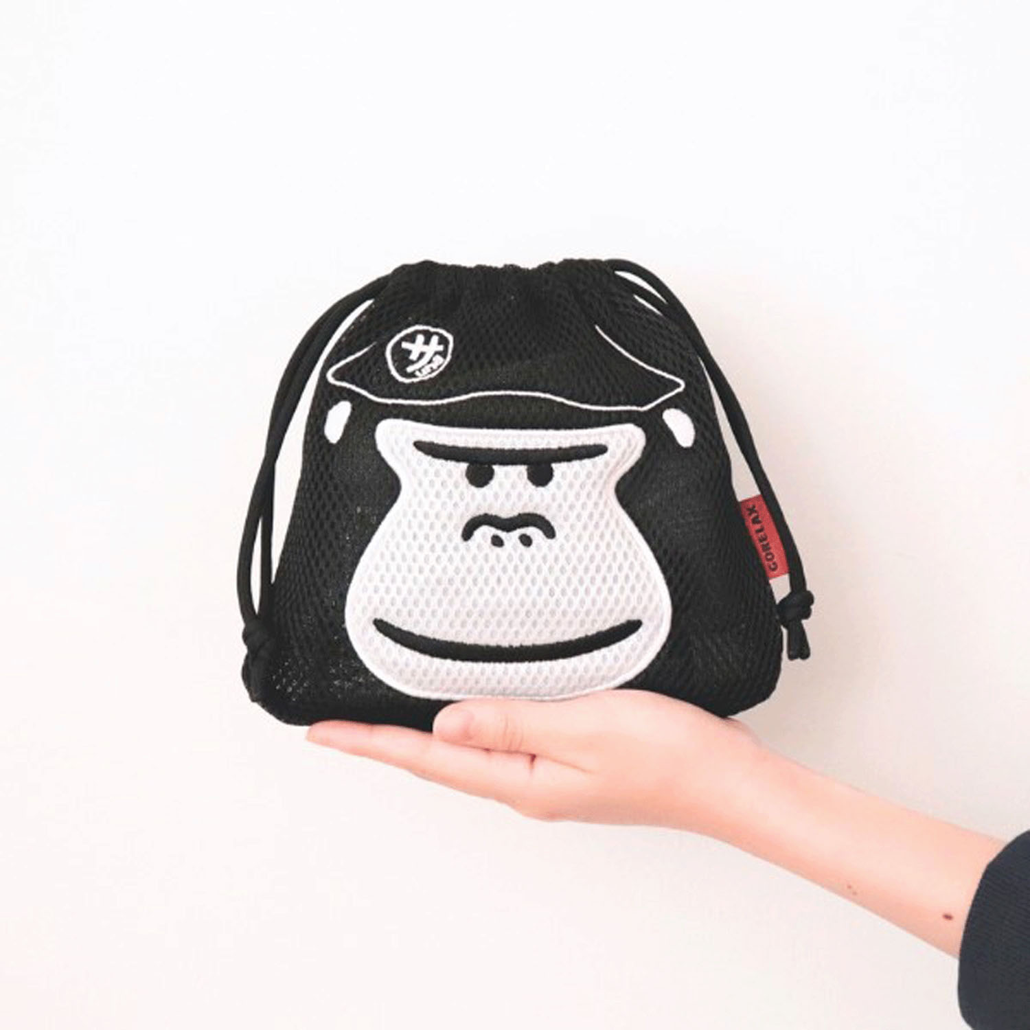 ごリラックス まもるさんの洗える巾着 - 画像2