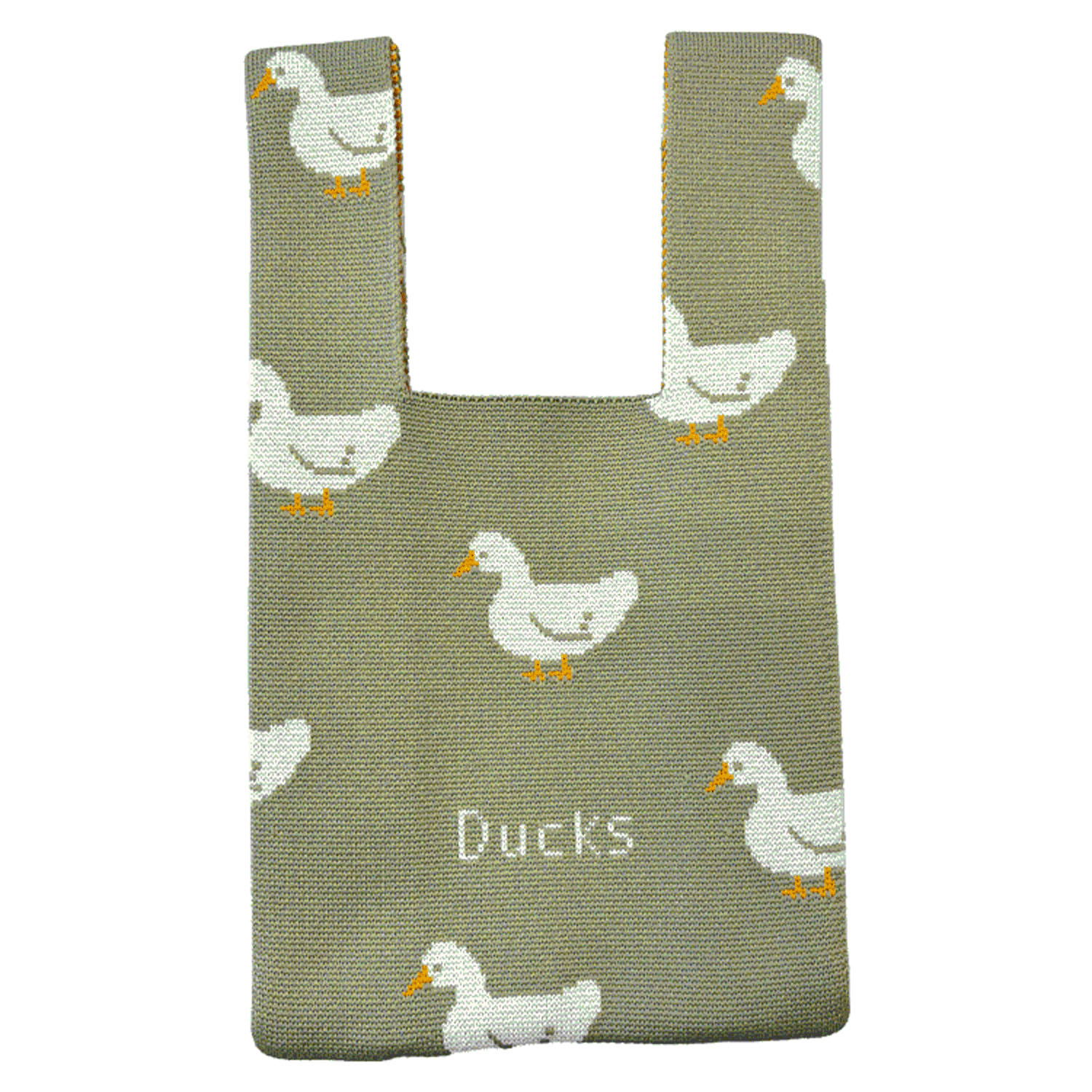 ニットバッグ あひる - 画像1