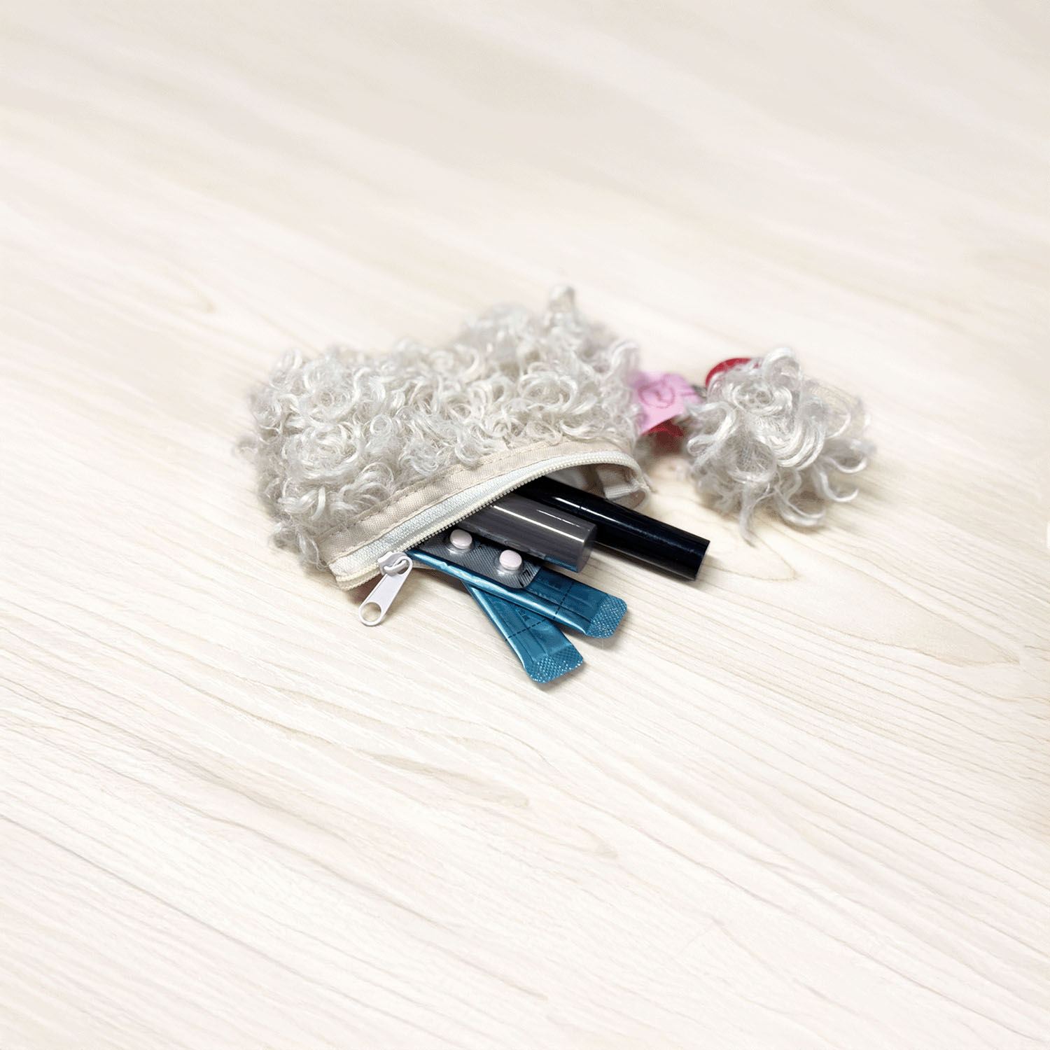 トイプードル ポーチS リング付き CRM - 画像2