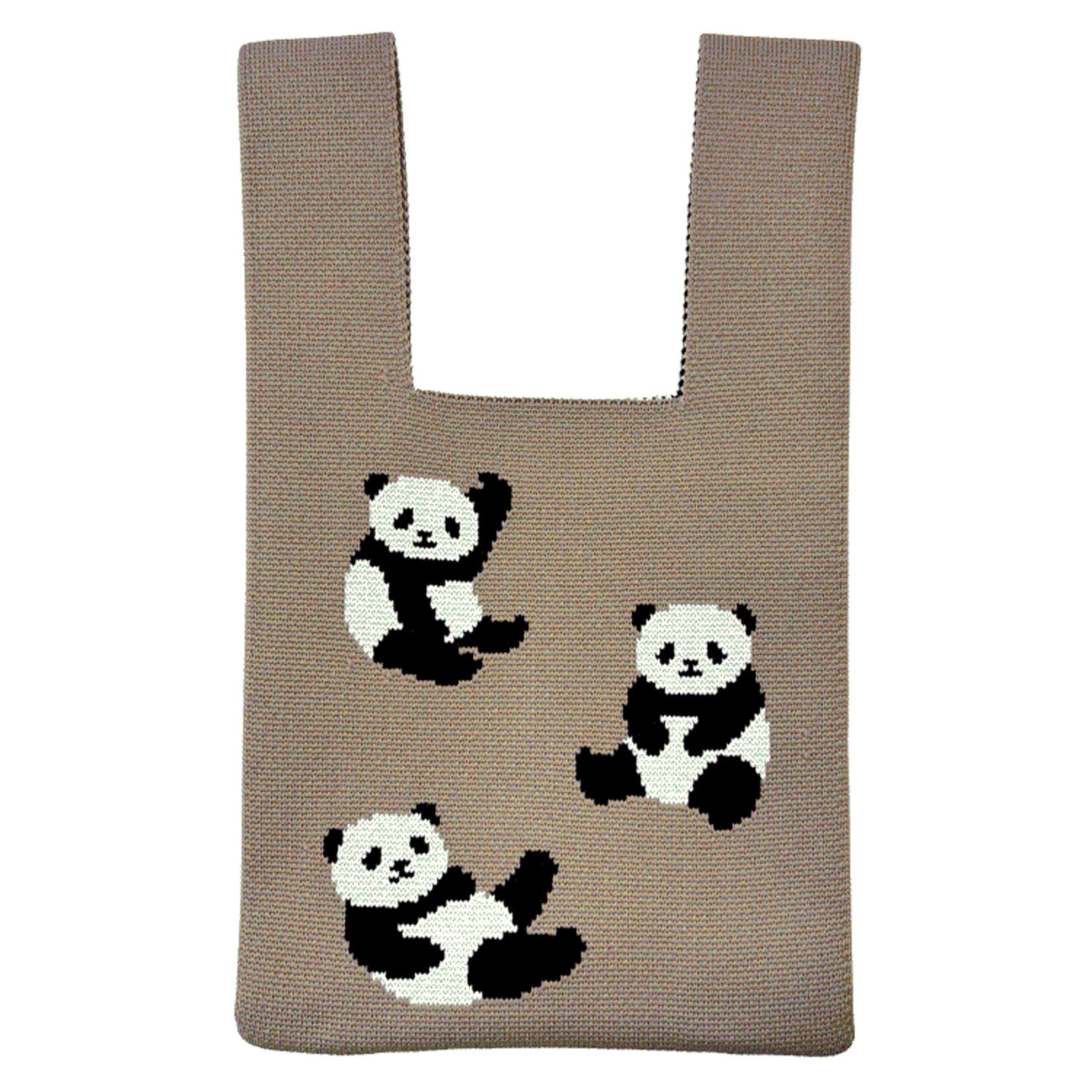 ニットバッグ パンダズ - 画像1